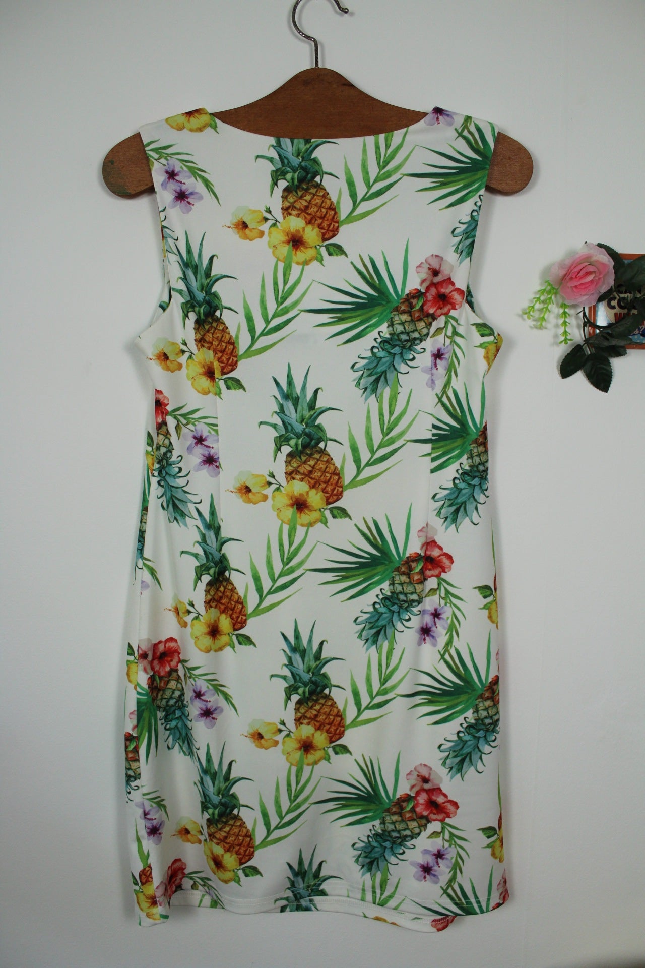 🌸🍒Robe tropicale Molly Bracken Ananas & fleurs des îles - Taille 36🍒🌸
