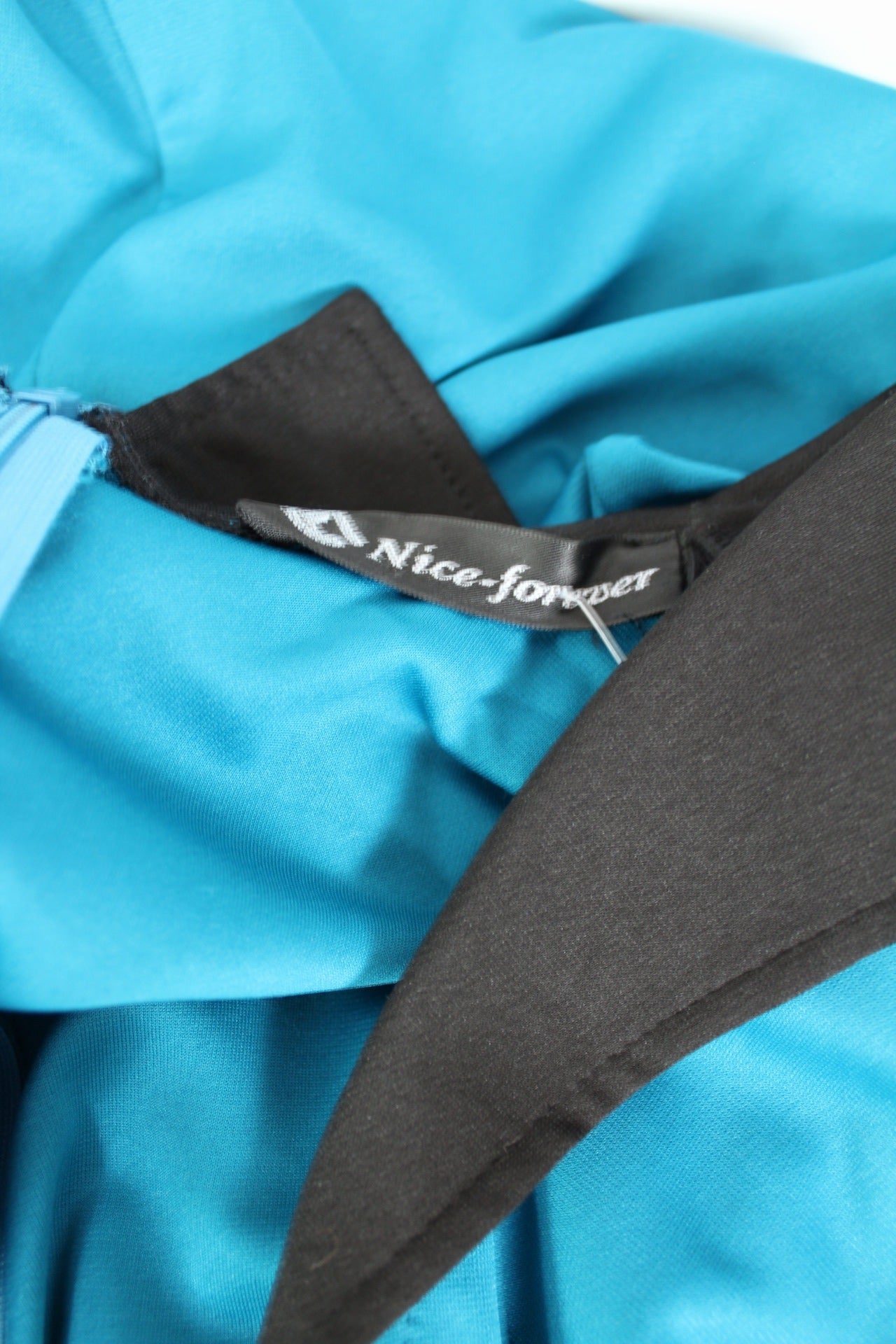 🌸🍒Robe pin-up bleu intense coupe sirène - Nice Forever - Taille 38🍒🌸