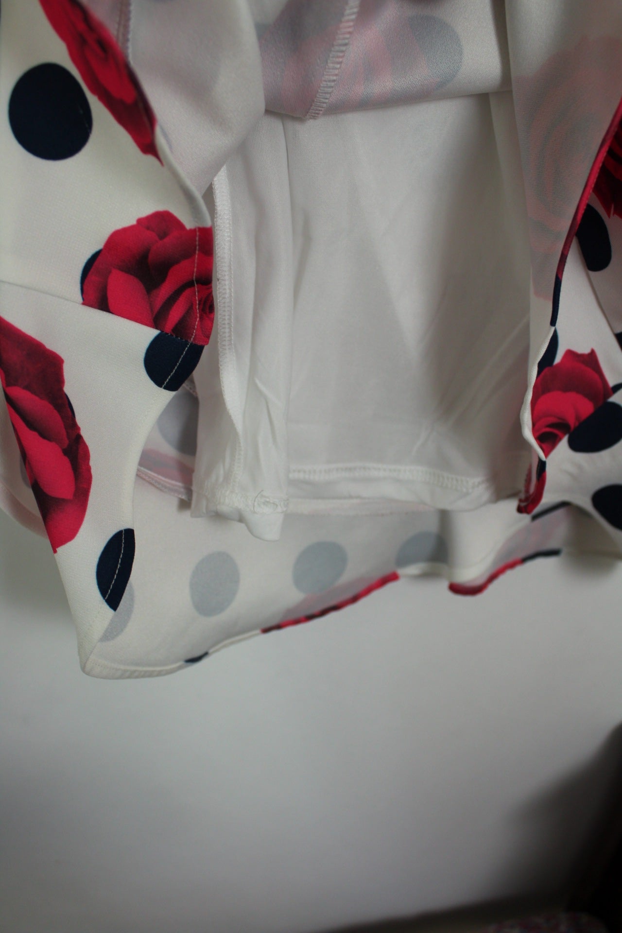 🌸🍒Robe rockabilly/pin-up pois marines & roses fuchsia - Jus d'Orange - Taille 38🍒🌸