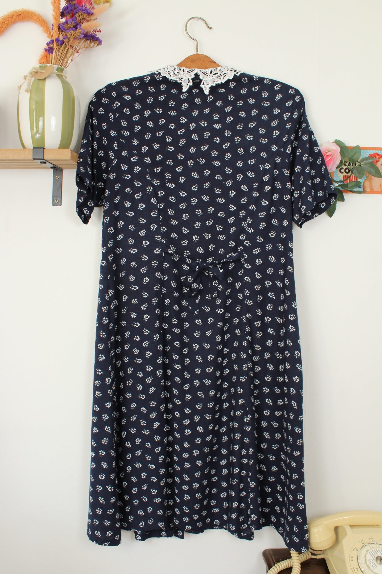 🌸🍒Robe vintage années 90 esprit tropicale & volants - Taille 38🍒🌸