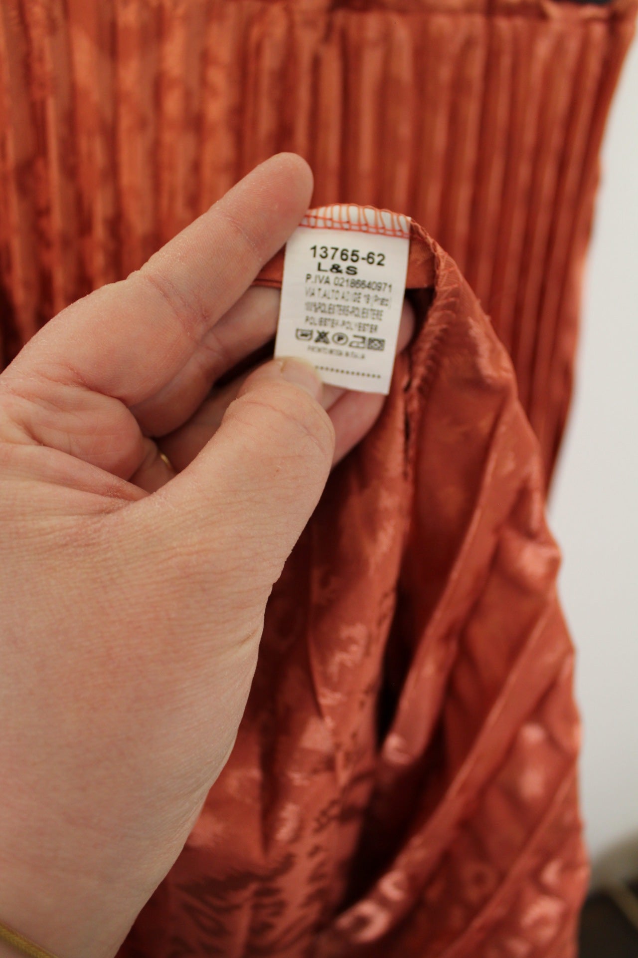 🌸🍒Jupe léopard vintage 90's plissée made in Italy - terracotta & satinée - Taille 36/38🍒🌸🌸