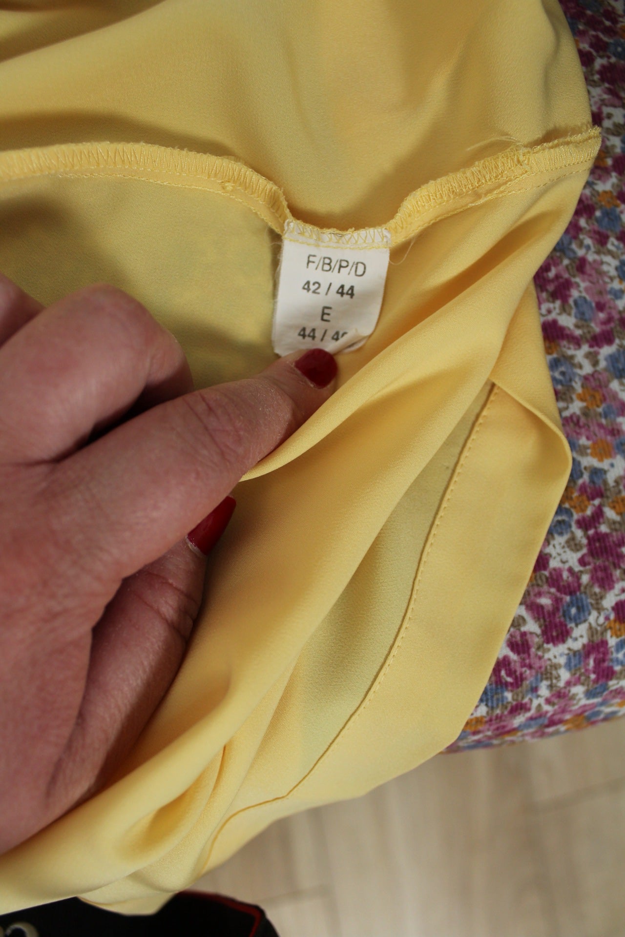 🌸🍒Blouse vintage 90's jaune clair ensoleillé - Taille 42/44🍒🌸