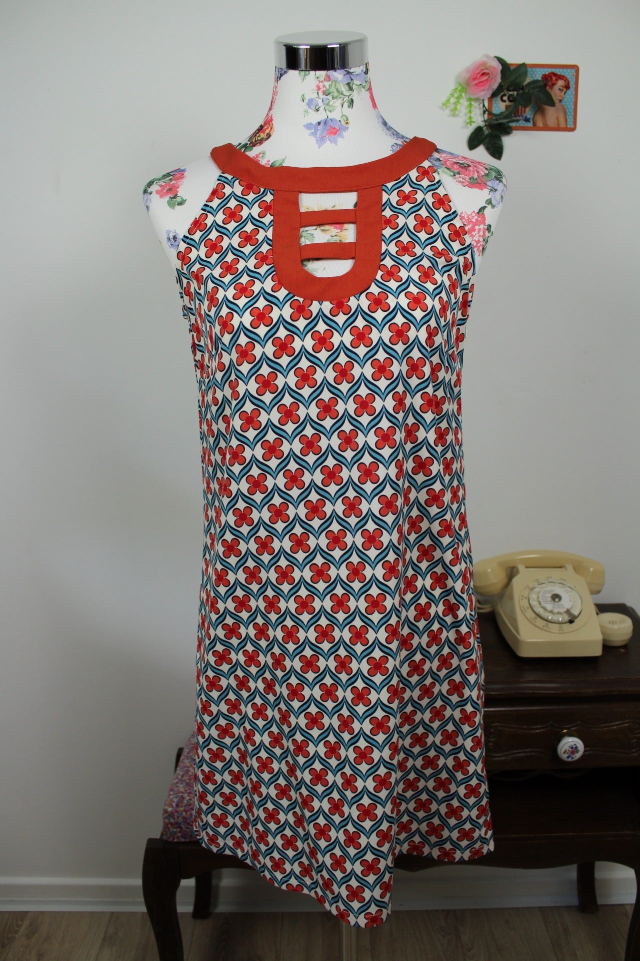 🌸🍒Robe tropicale Molly Bracken Ananas & fleurs des îles - Taille 36🍒🌸