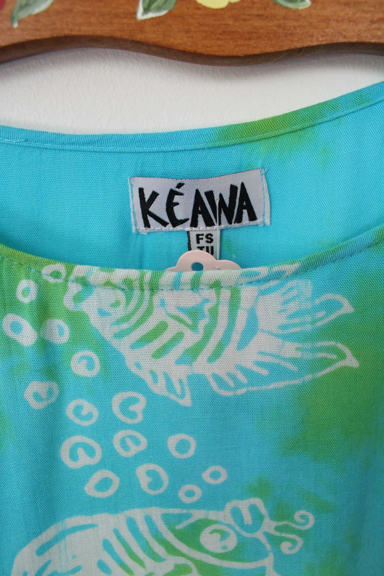🌸🍒Tunique de plage Tie and Dye poissons exotiques - taille unique🍒🌸