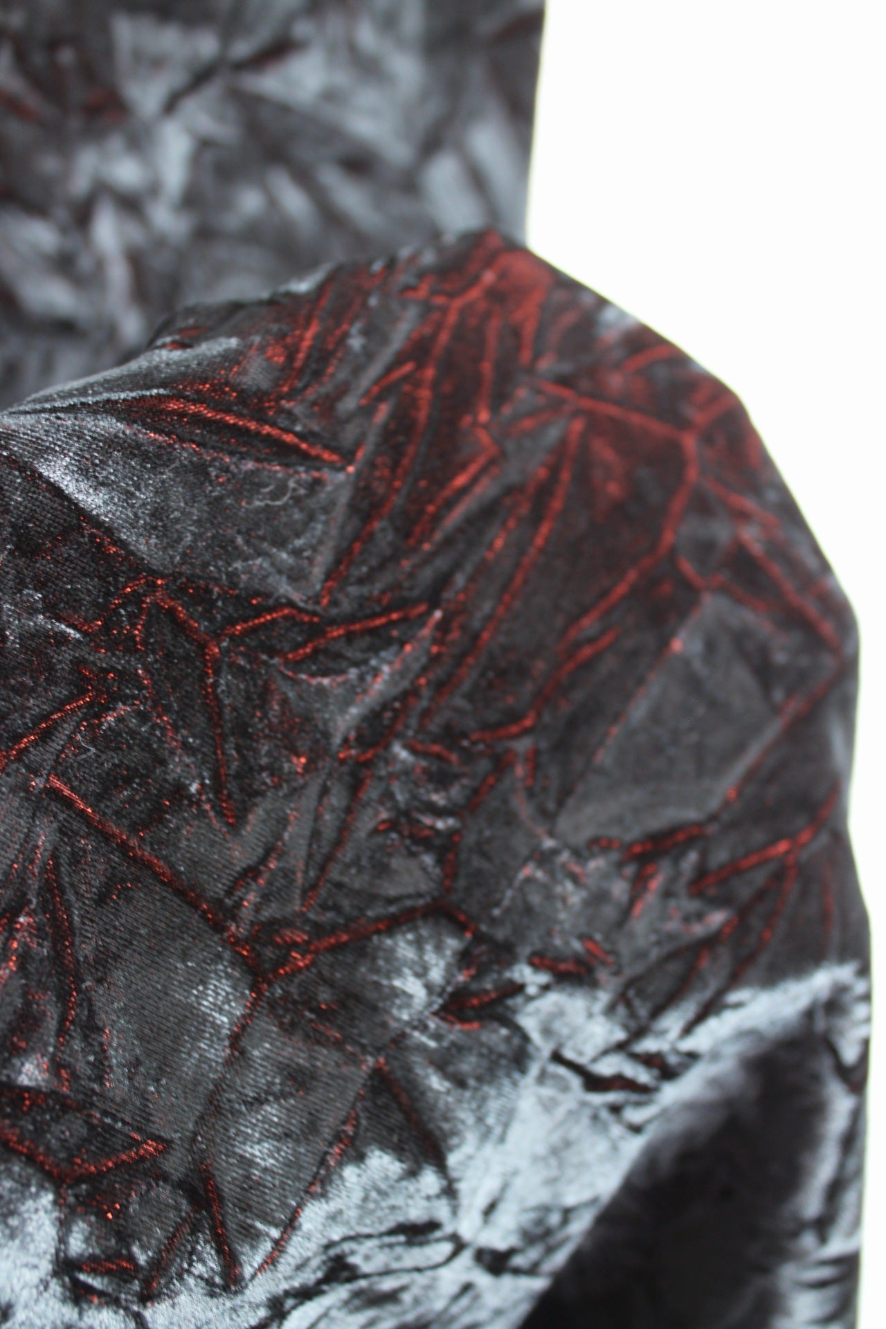 ✨Robe en velours froissé reflets bordeaux cuivré - Promod vintage 80's - robe de soirée✨