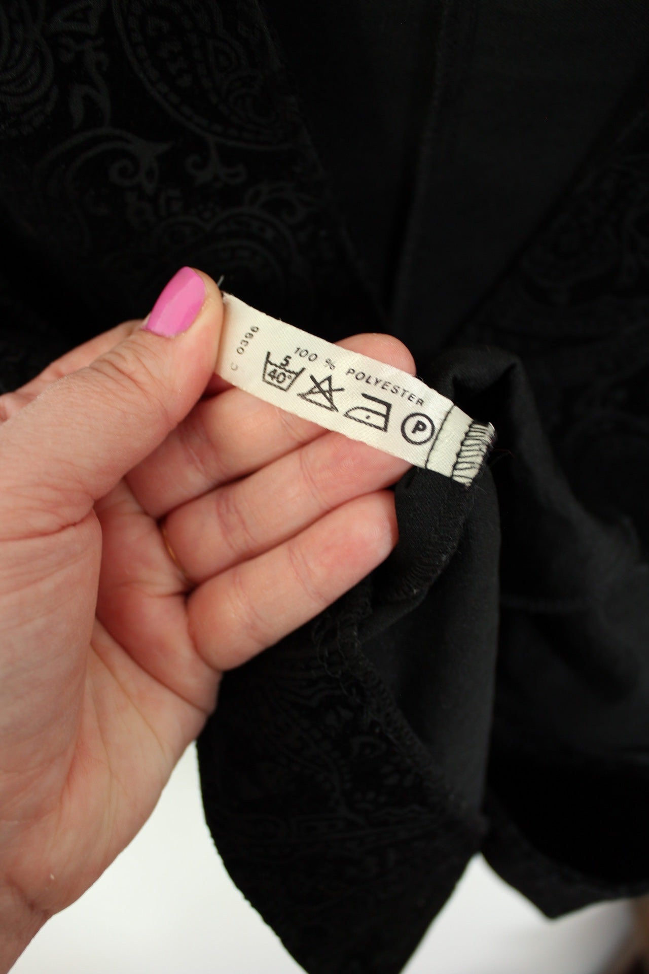 🍒🌸Veste longue vintage 90s/2000s effet daim noir - Scenic made in France - Taille 4/36
