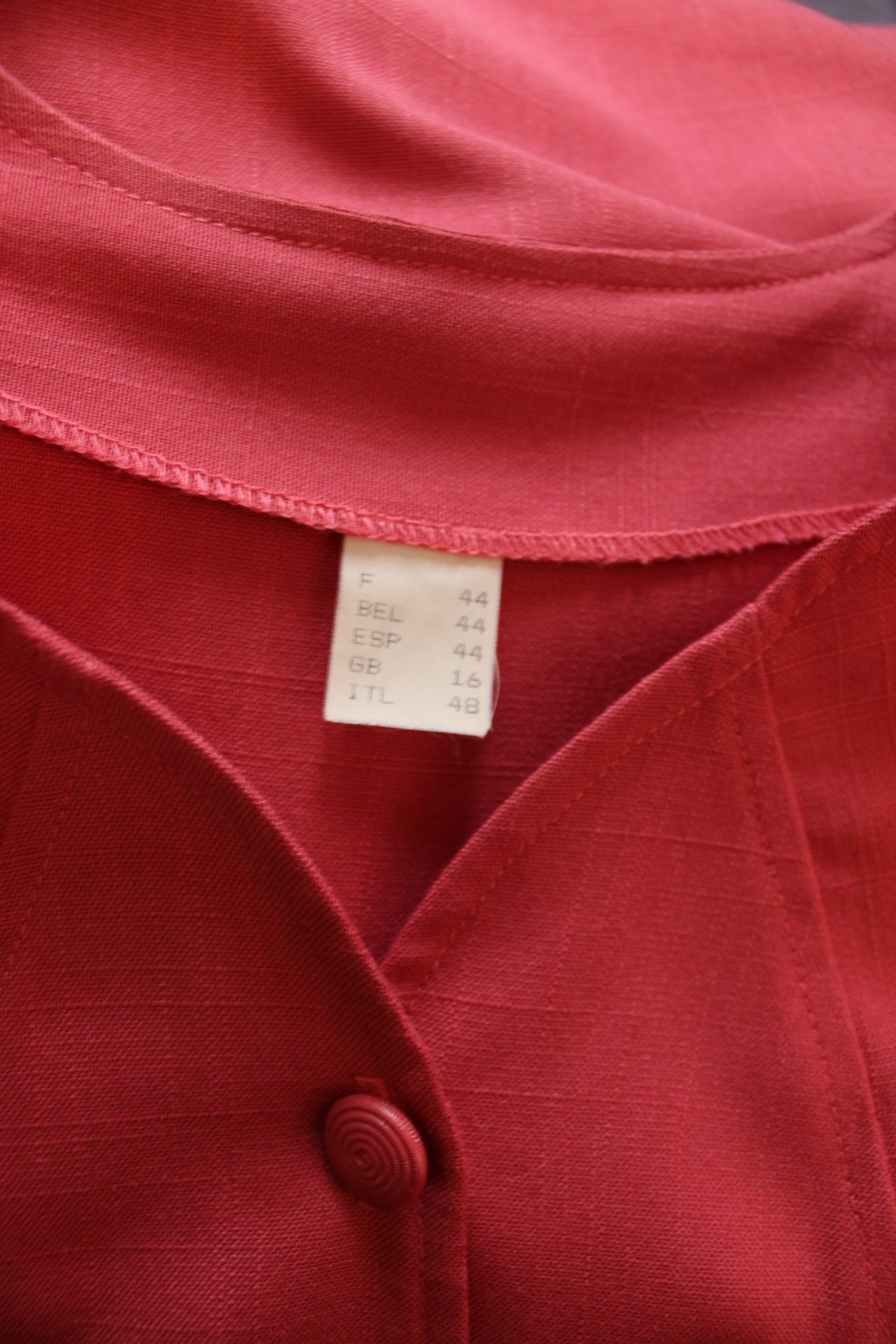 🌸🍒Robe vintage rose poudré 80's - coupe ceinturée - Taille 40🍒🌸