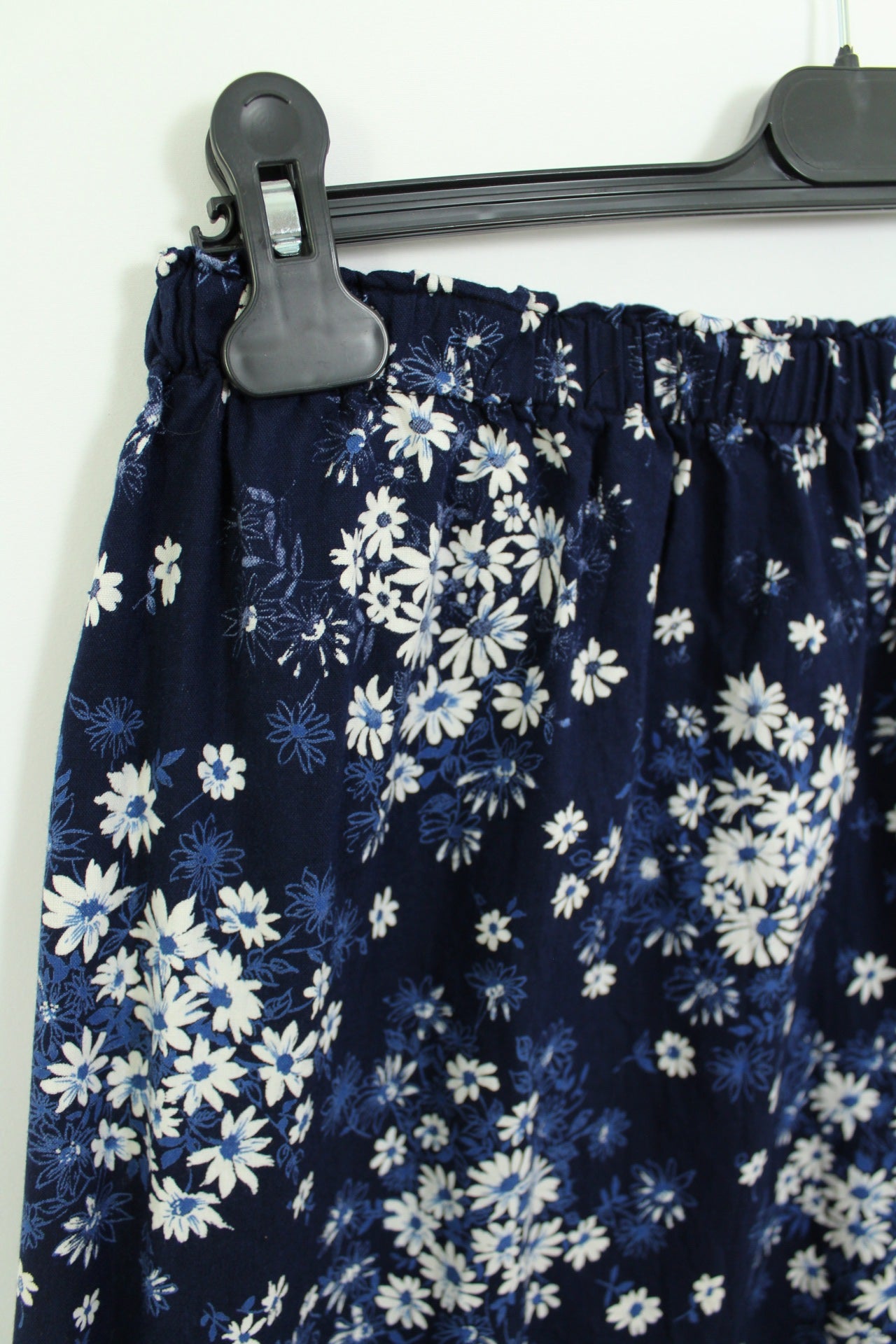 🌸🍒Jupe vintage 90's fleurie fait mains en coton - Taille 40 à 44🍒🌸