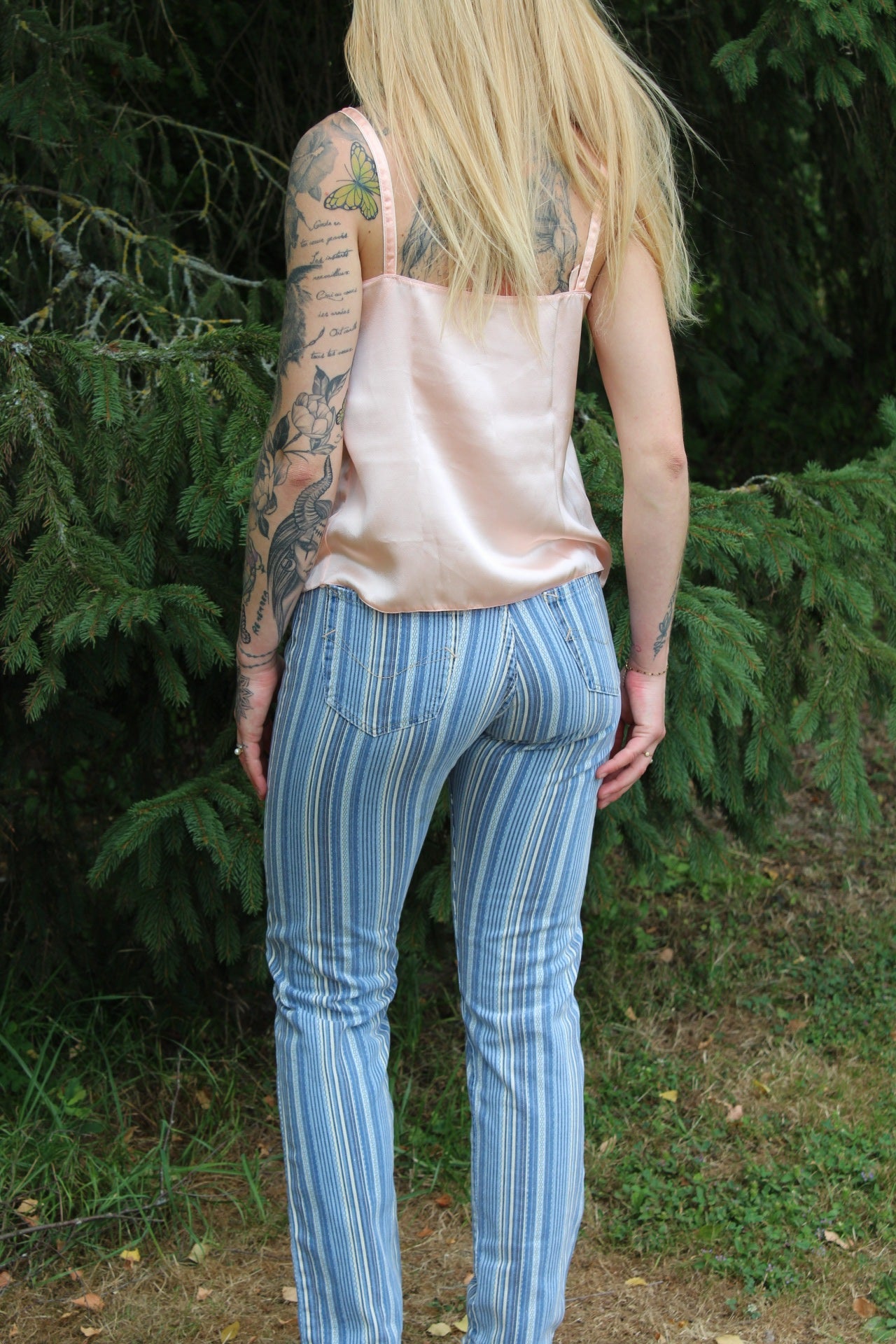 🍒🌸Jean skinny rayé Complices – taille 34🌸🍒