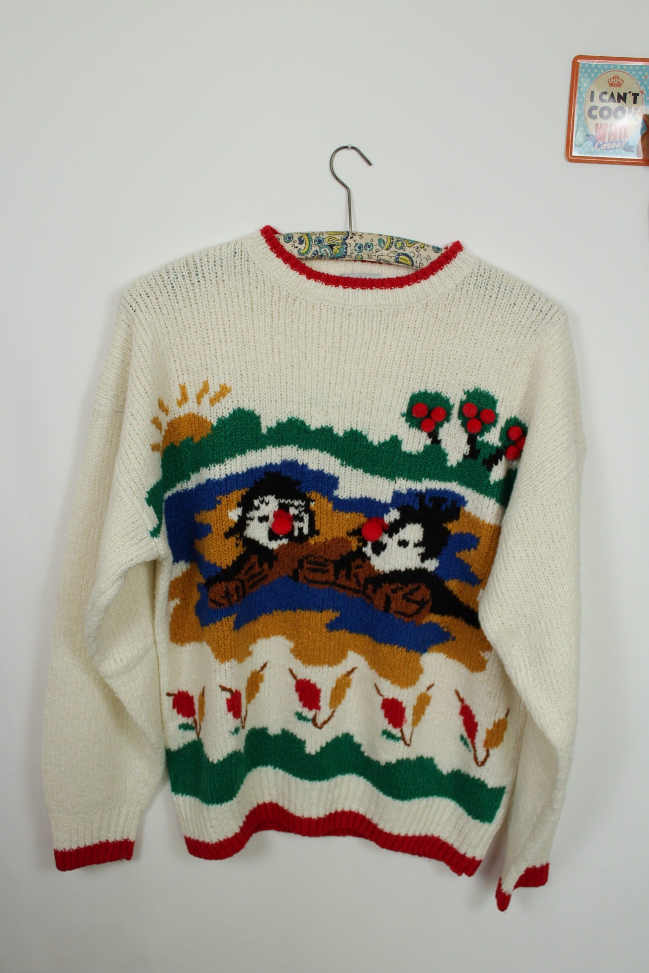 ✨Pull de Noël vintage 80's ultra original - esprit kitsch✨