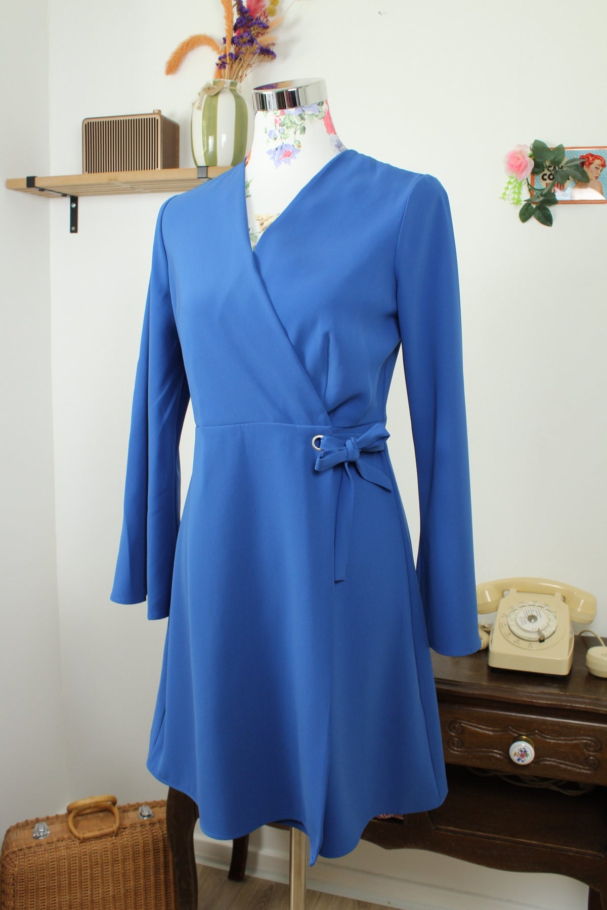 Robe portefeuille Rick Cardona New York bleu pep's - Taille 36/38