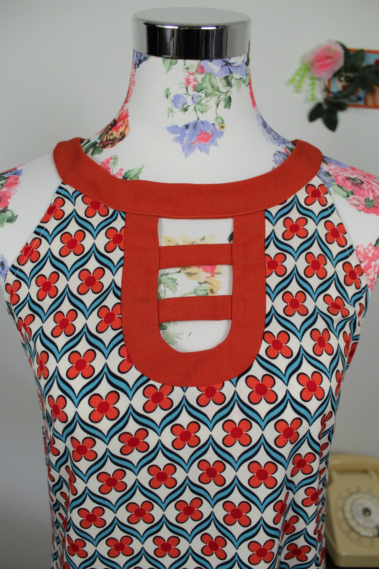 🌸🍒Robe tropicale Molly Bracken Ananas & fleurs des îles - Taille 36🍒🌸