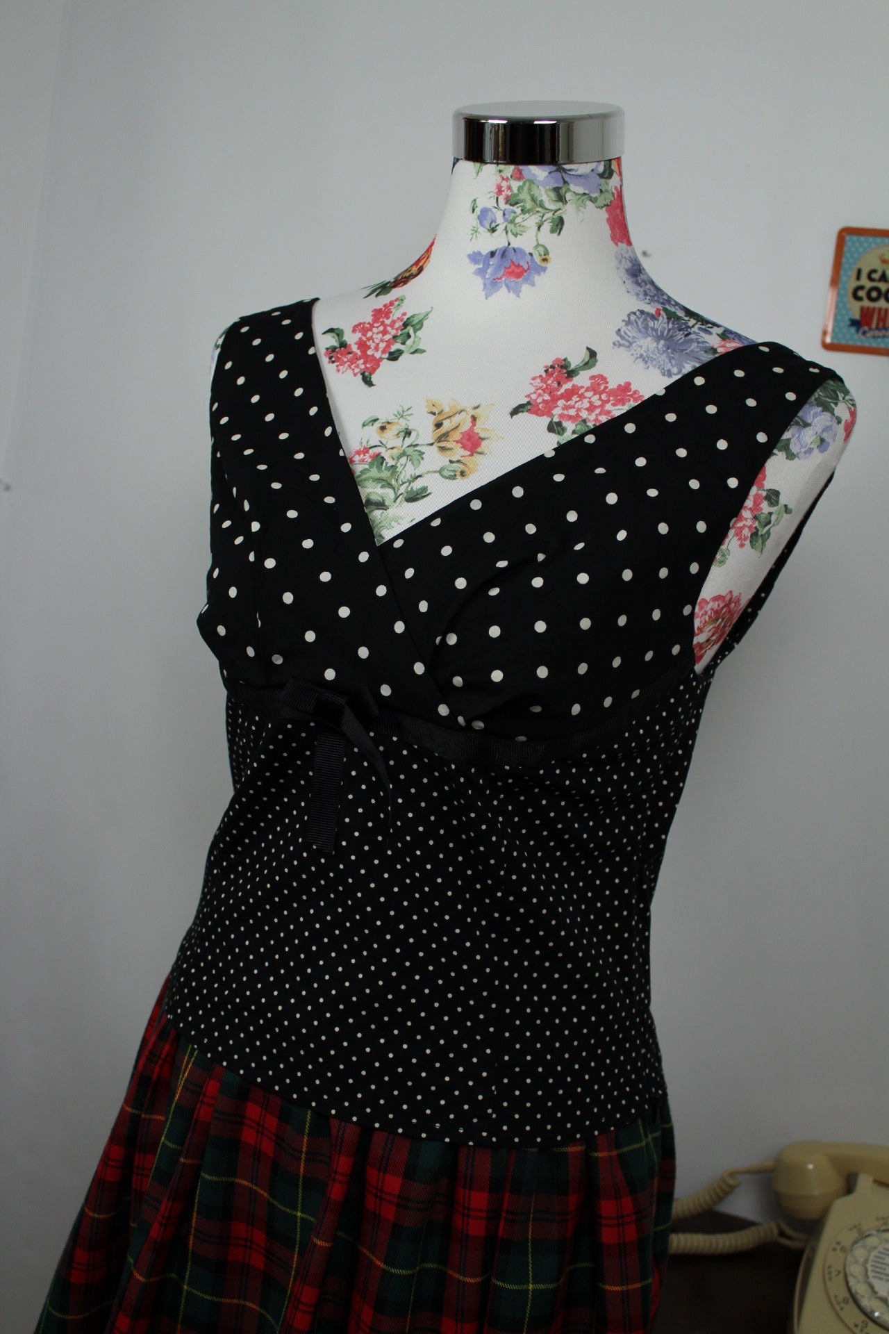 🌸🍒Débardeur Y2k 2000s Ici et Maintenant style rétro pin-up romantique - Taille 36🍒🌸
