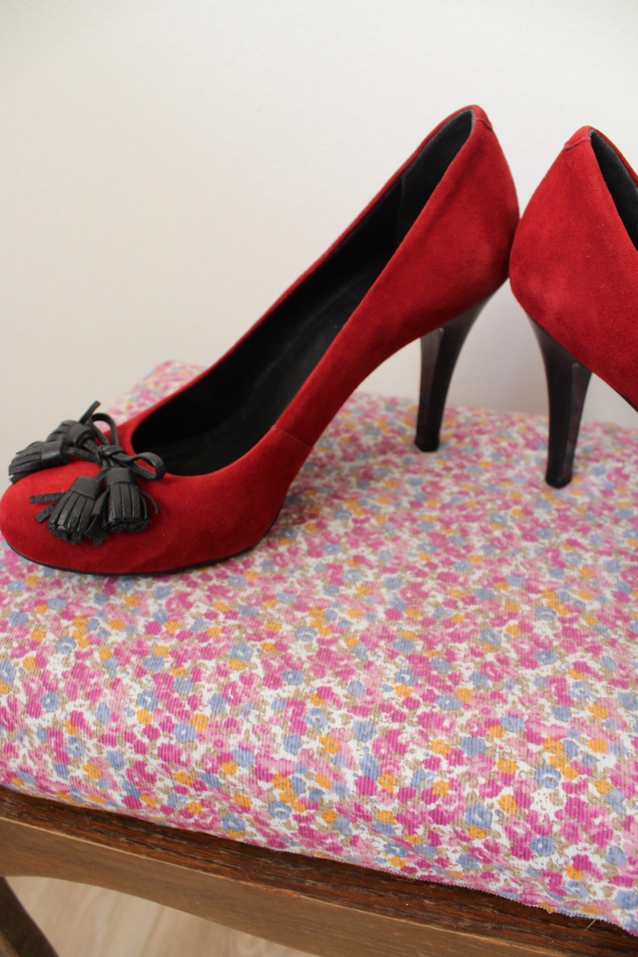 🌸🍒Escarpins Minelli style pin-up rouge - pointure 40🍒🌸