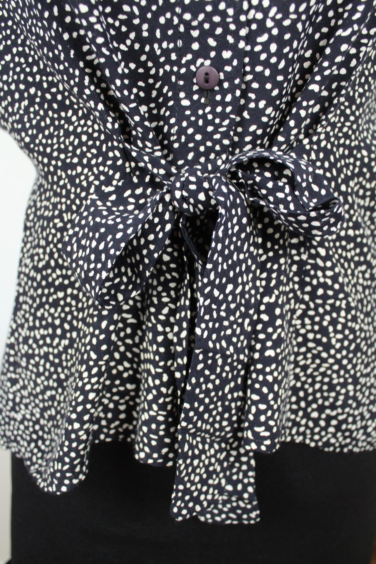 🌸🍒Chemisier vintage 80/90's à pois style pin-up/rockabilly - Taille 38🍒🌸