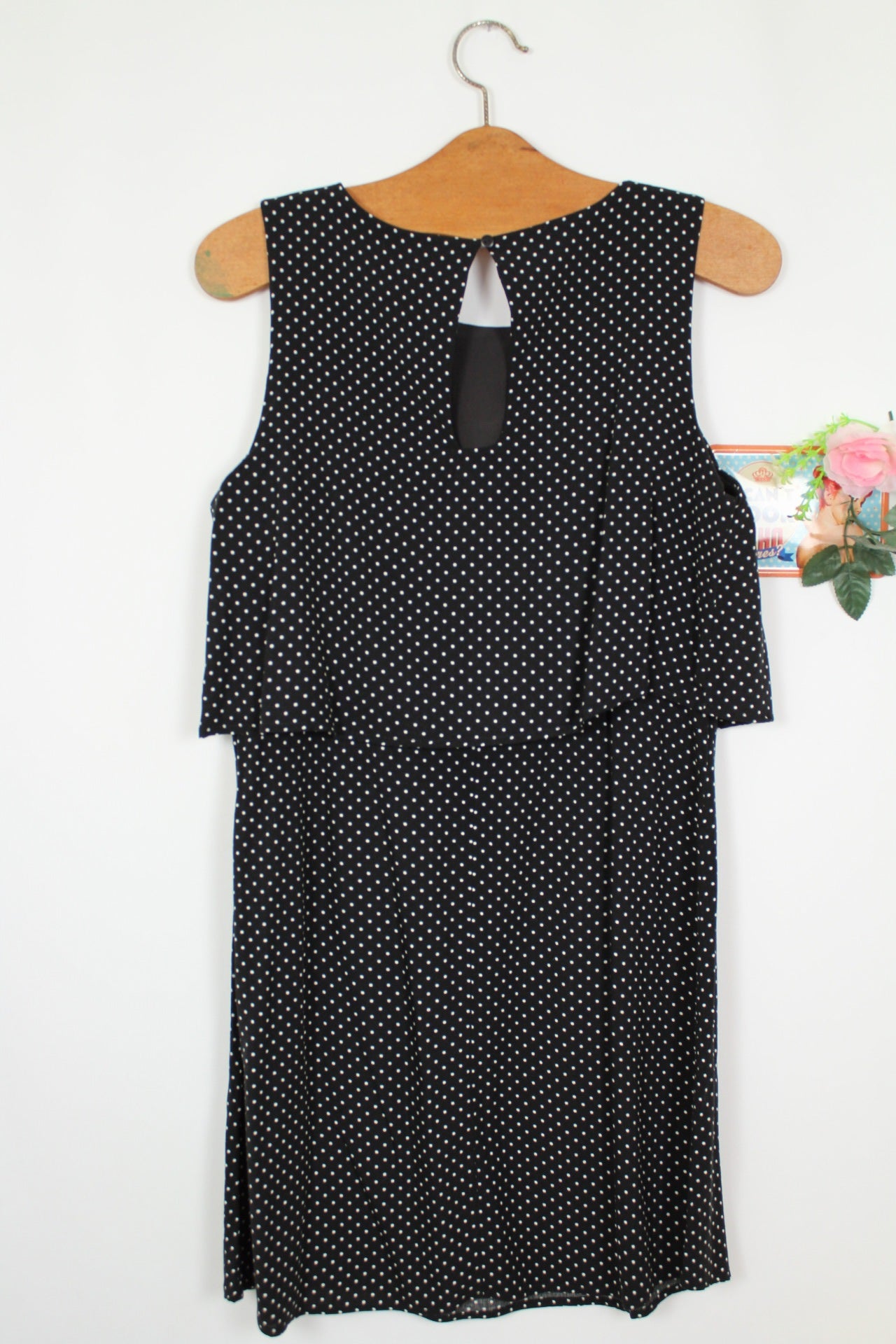🌸🍒Robe fluide à pois Pigalle - style rétro pin-up rockabilly - Taille 38🍒🌸