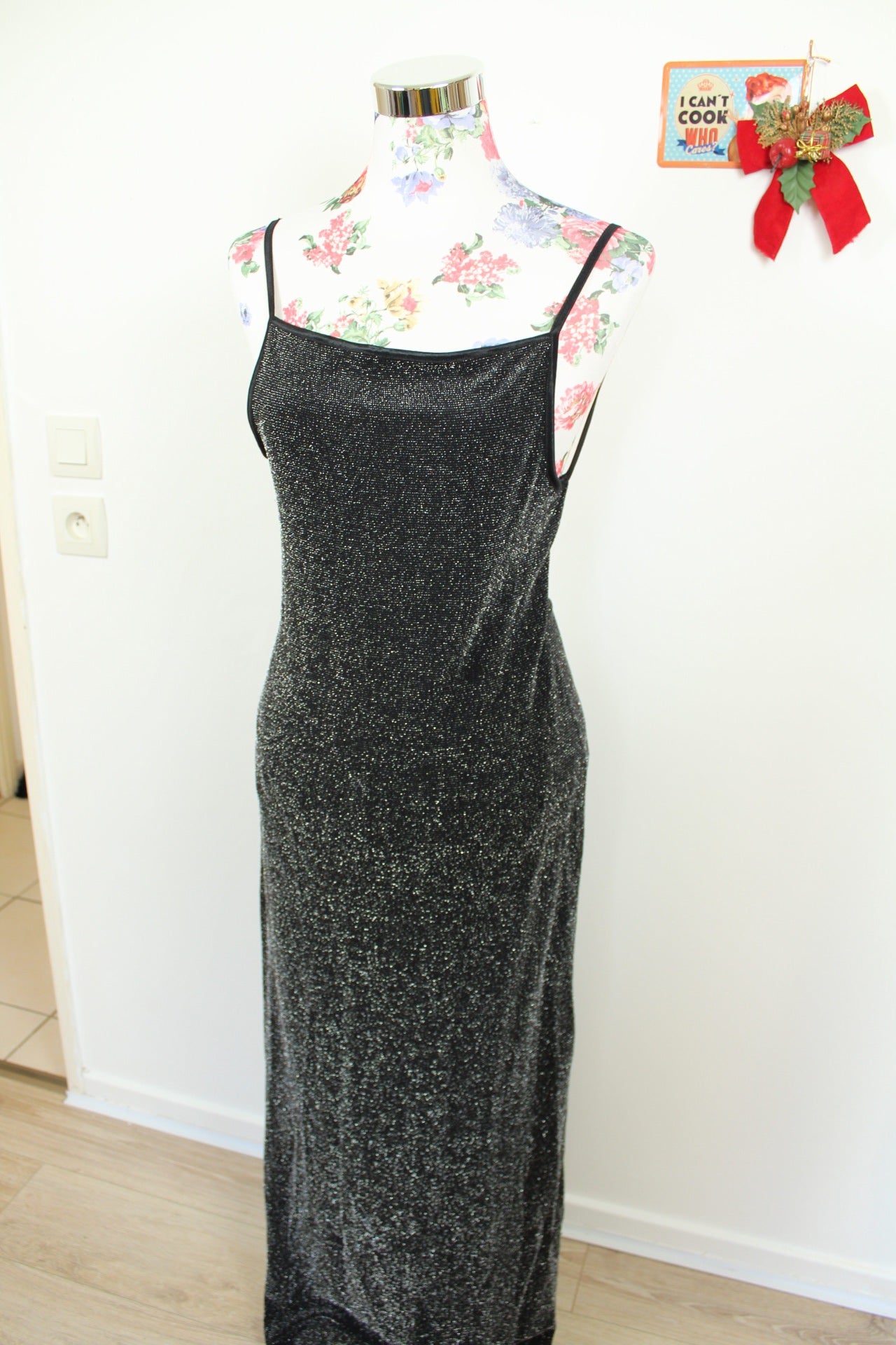 ✨Robe longue glitter fendue - silhouette Hollywood pour les fêtes✨