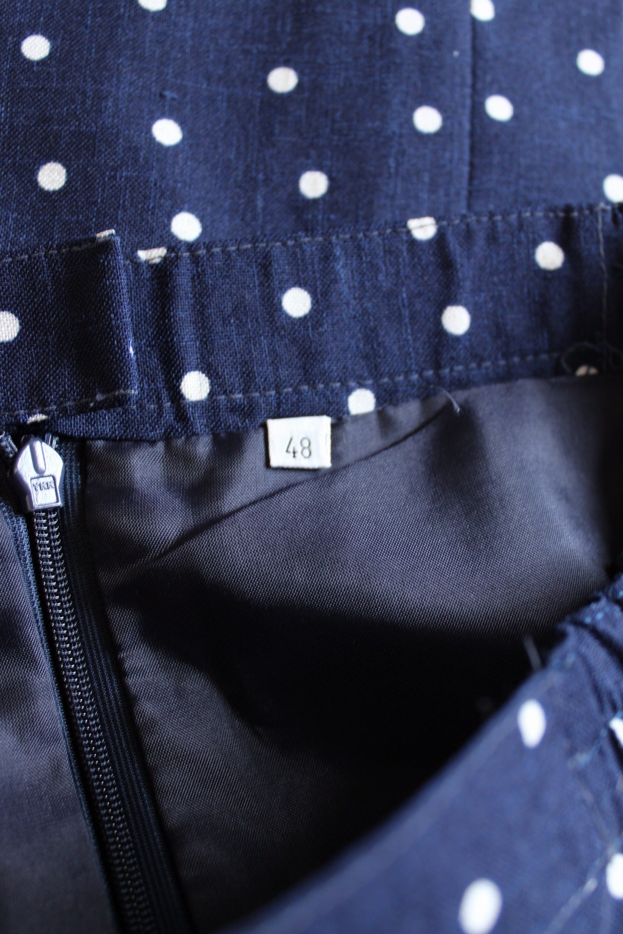 🌸Jupe crayon vintage 80's à pois - style pin-up🍒