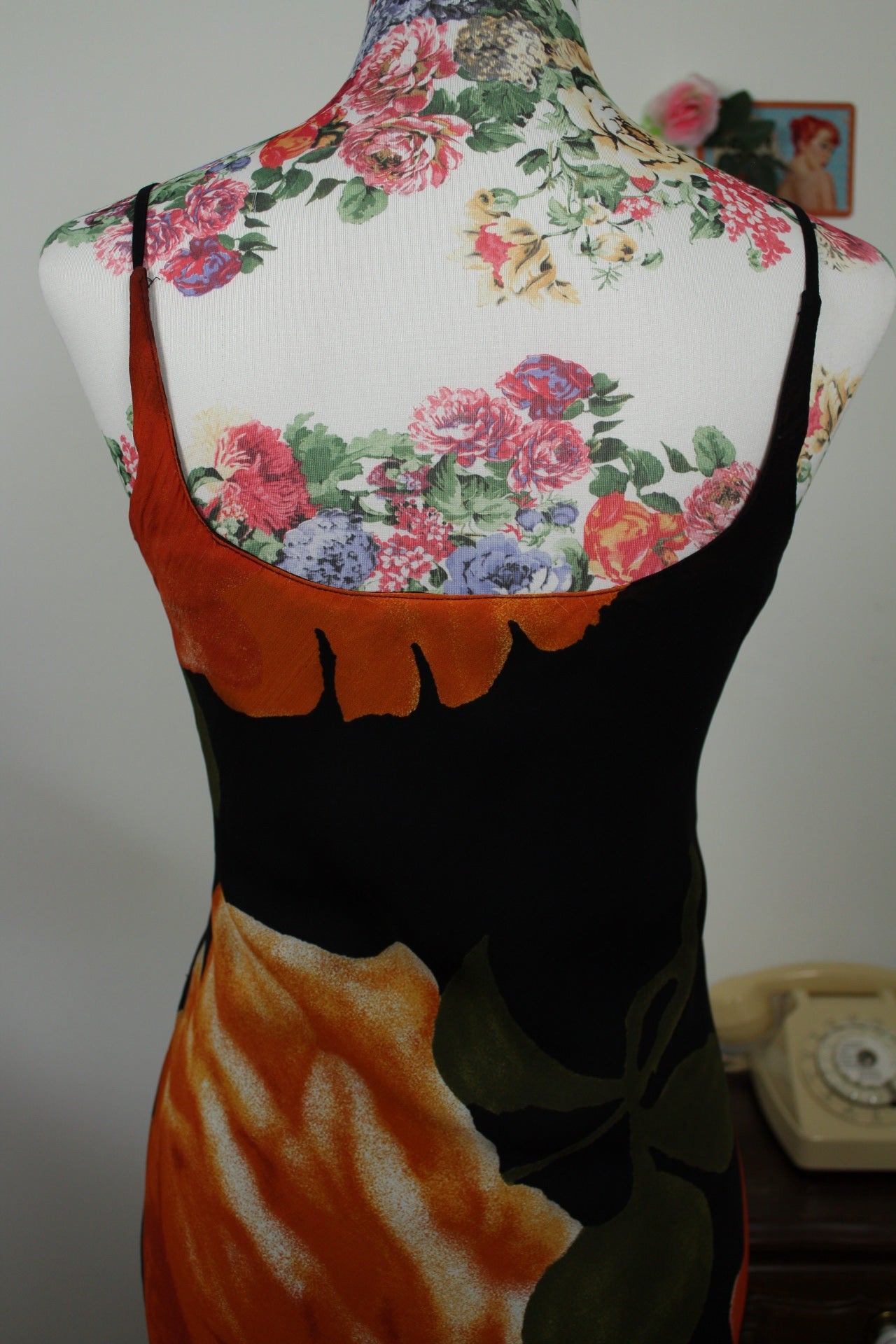 🌸🍒Robe vintage 90's bohème fleurs XXL - Taille 38🍒🌸