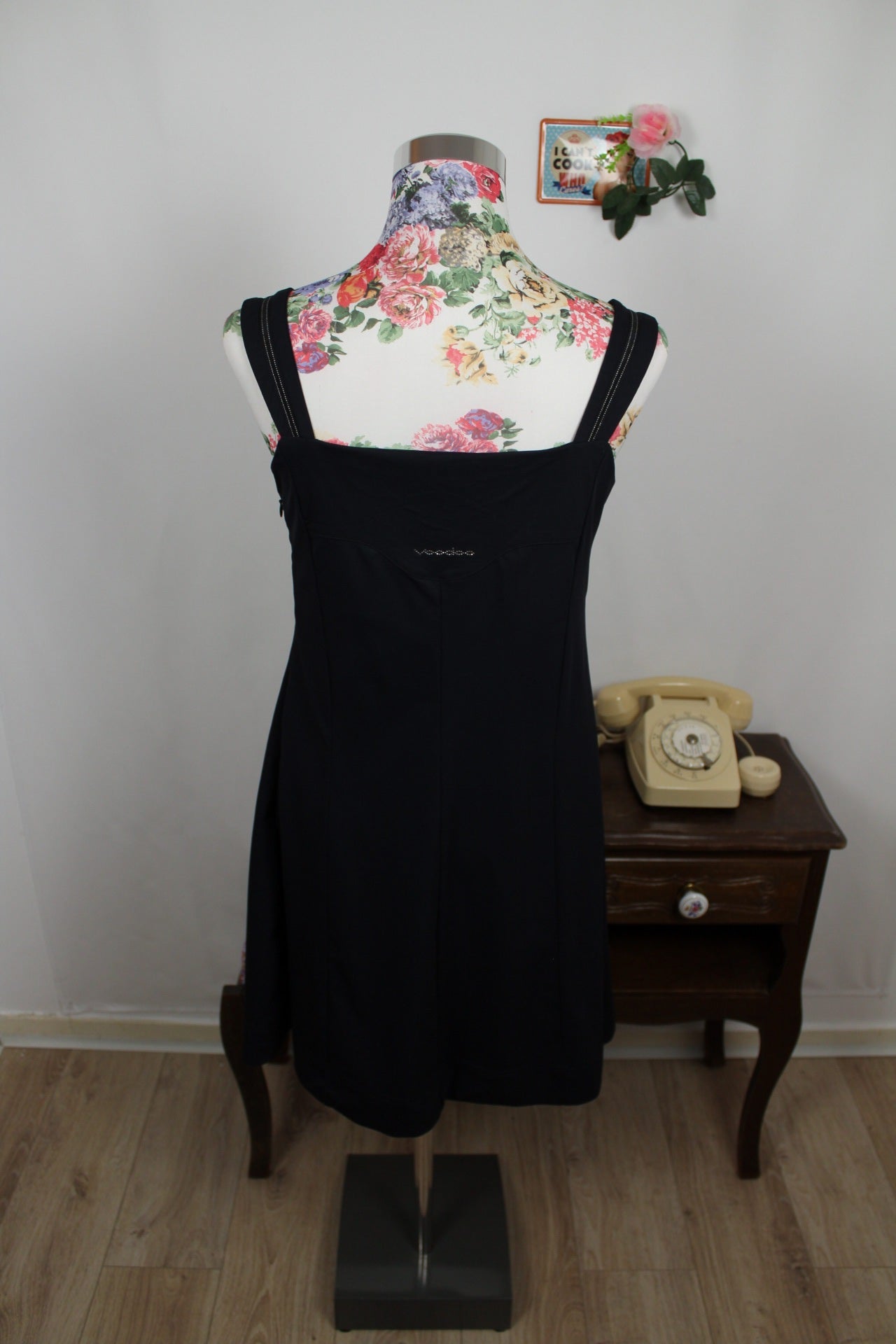 🍒🌸Robe noire Voodoo avec laçage corset - Taille 40🌸🍒