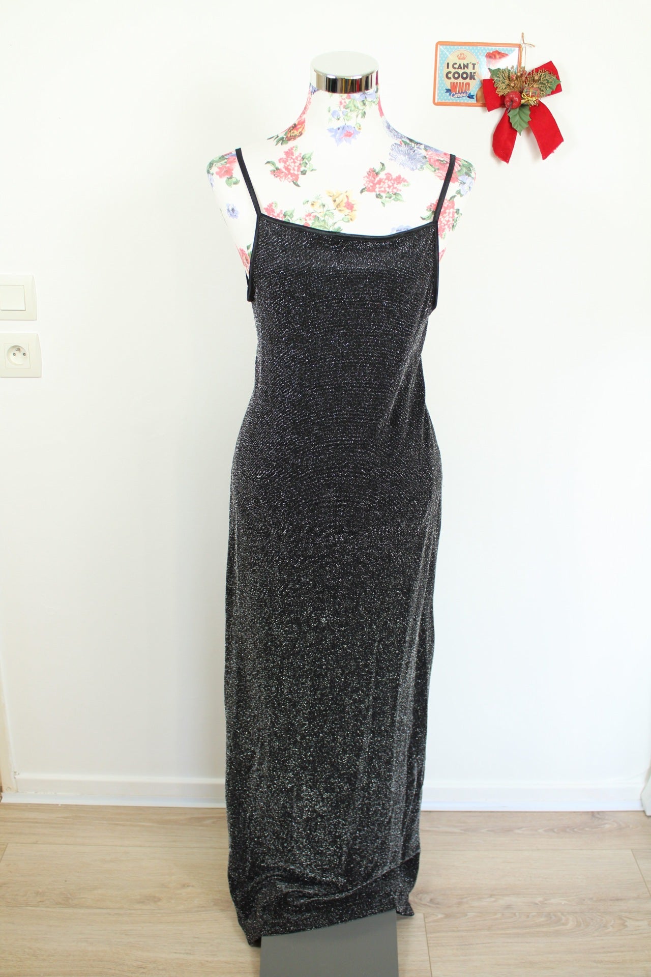✨Robe longue glitter fendue - silhouette Hollywood pour les fêtes✨