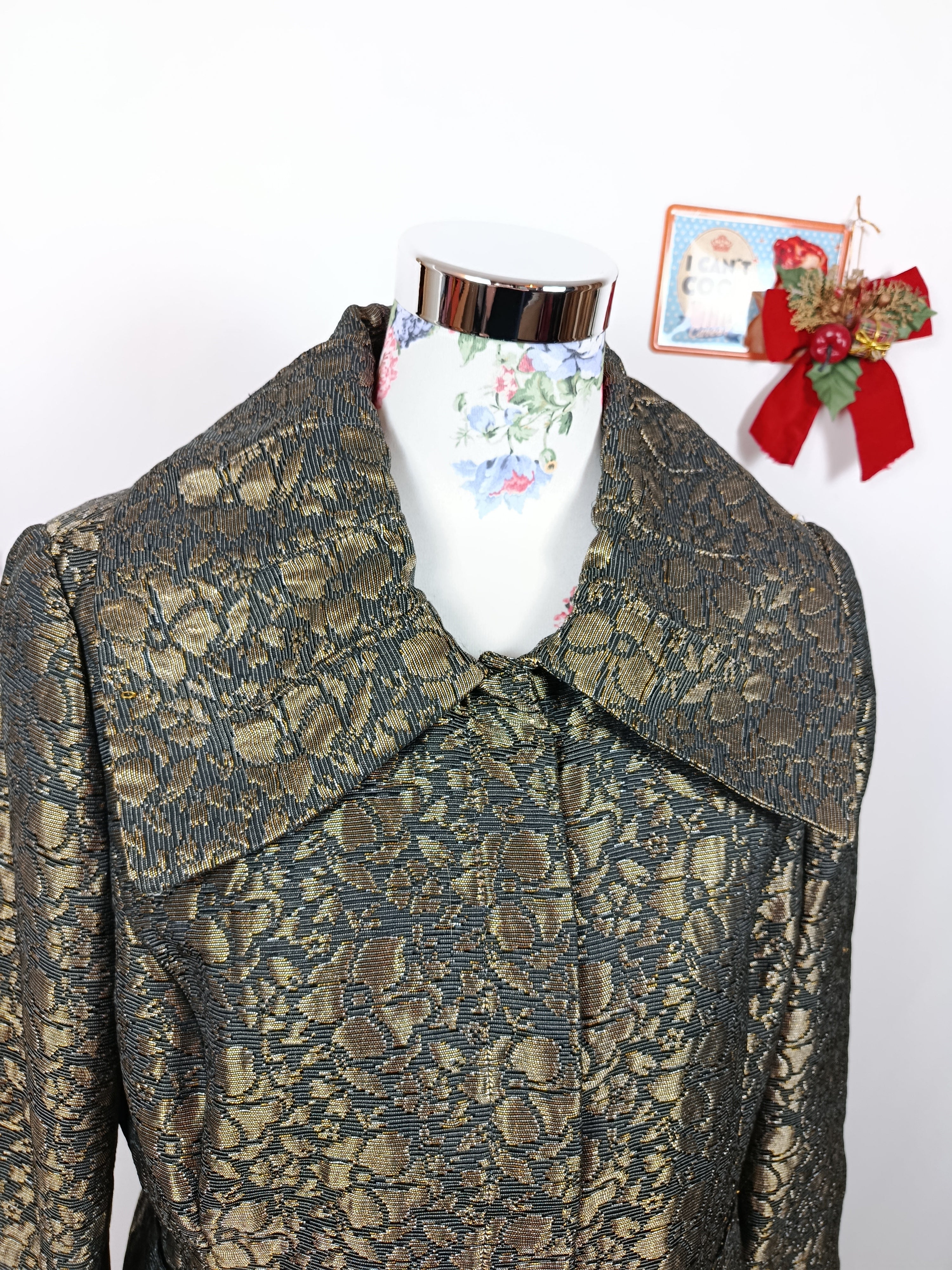 ✨Veste brocart dorée vintage H&M 2000's - chic & festive✨