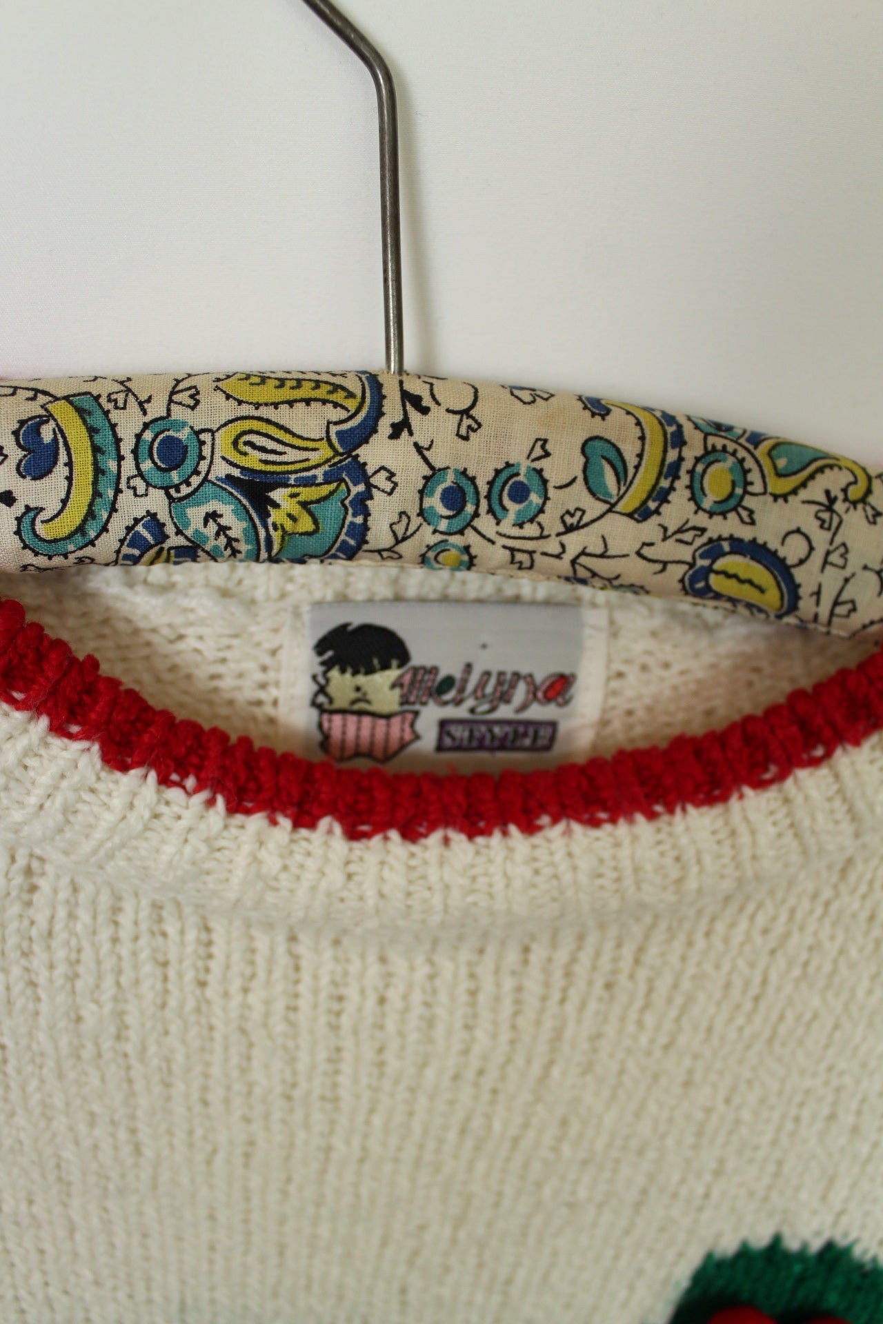 ✨Pull de Noël vintage 80's ultra original - esprit kitsch✨