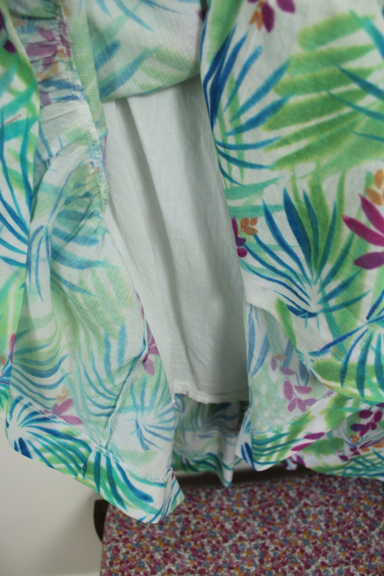 🌸🍒Robe longue tropicale Cyrillus 100% coton summer vibes - Taille 40/42🍒🌸