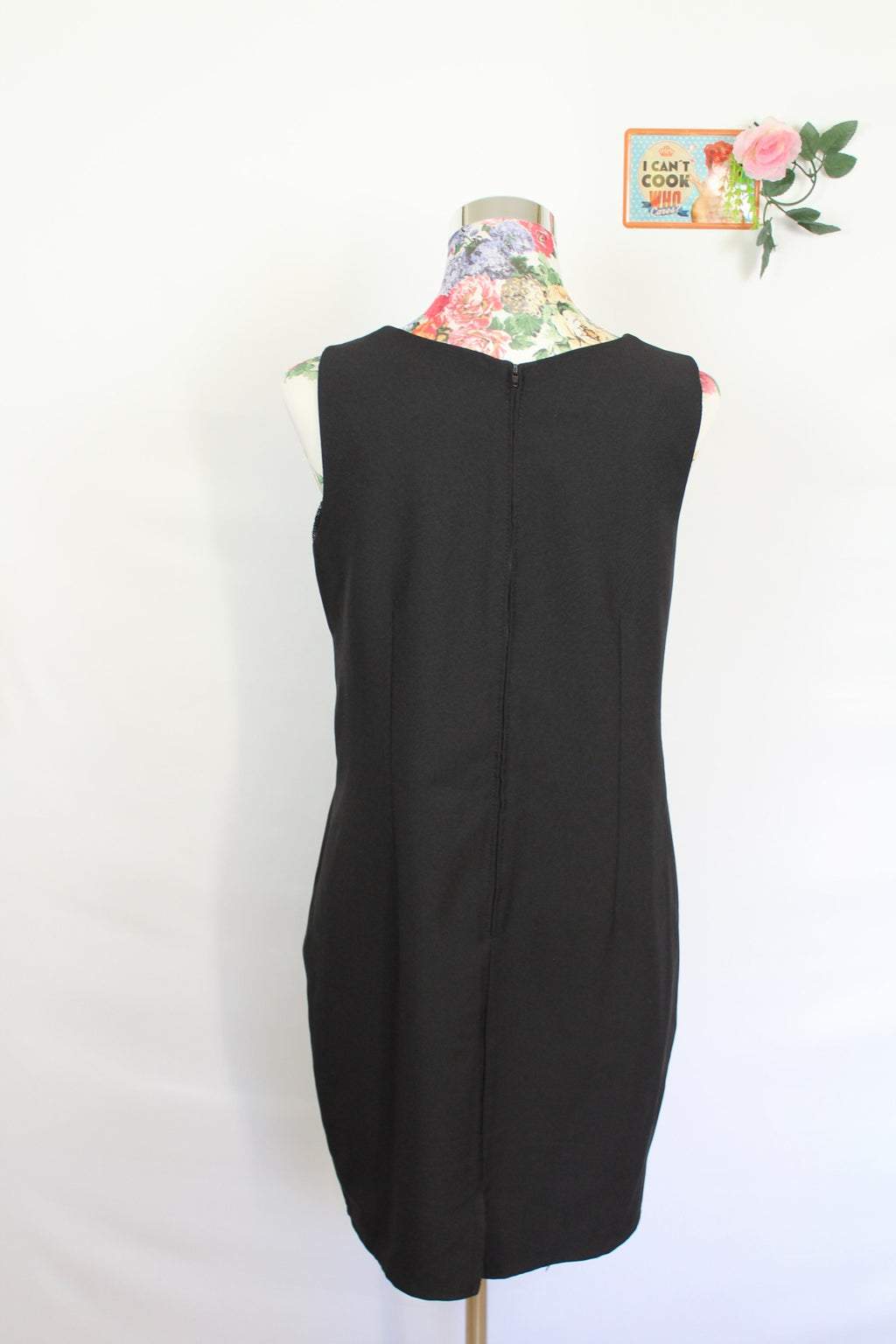 ✨Ensemble de soirée noir vintage 90s - robe + Boléro manches pailletées✨