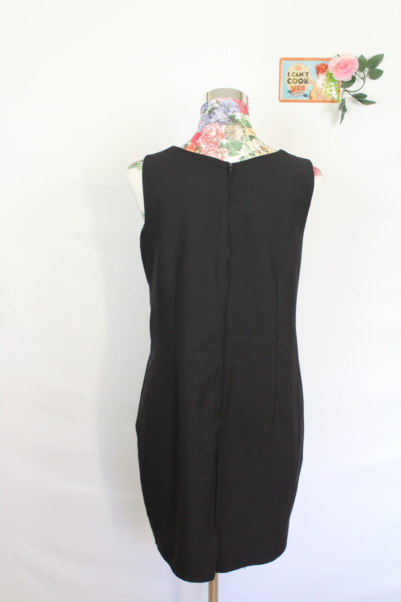 ✨Ensemble de soirée noir vintage 90s - robe + Boléro manches pailletées✨