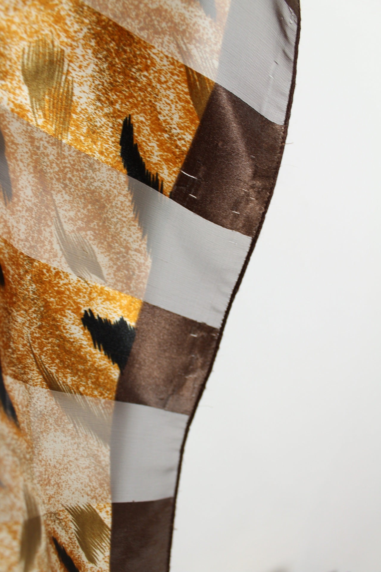 🌸🍒Grand foulard vintage 90's animal print tigre🍒🌸