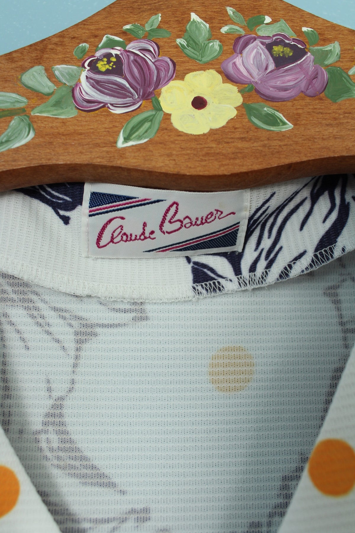 Robe vintage années 80 marguerites graphiques esprit seventies - Taille 46/48