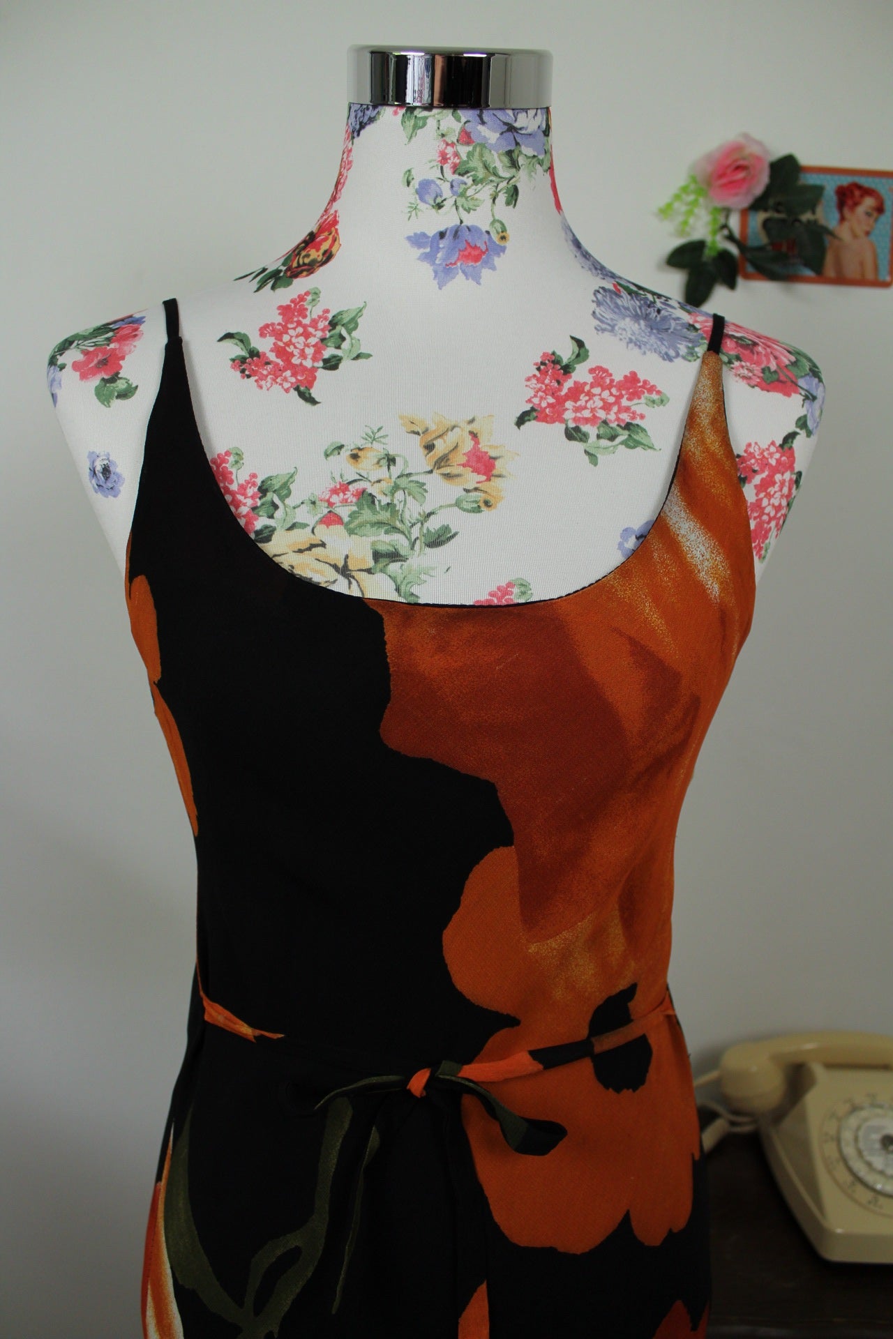 🌸🍒Robe vintage 90's bohème fleurs XXL - Taille 38🍒🌸