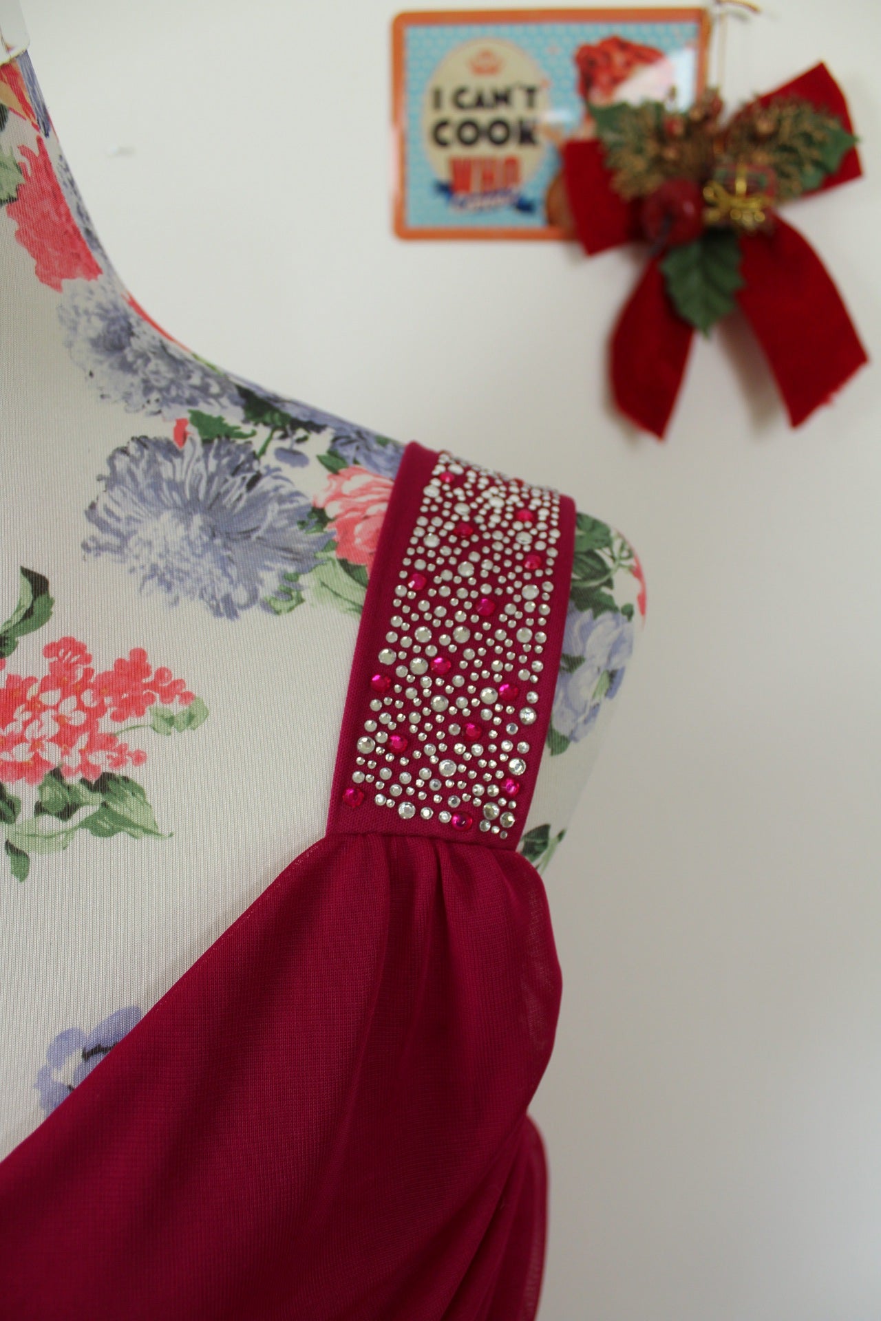 ✨Robe fuchsia Bodyflirt en voile doublé et strass - fêtes & soirées✨