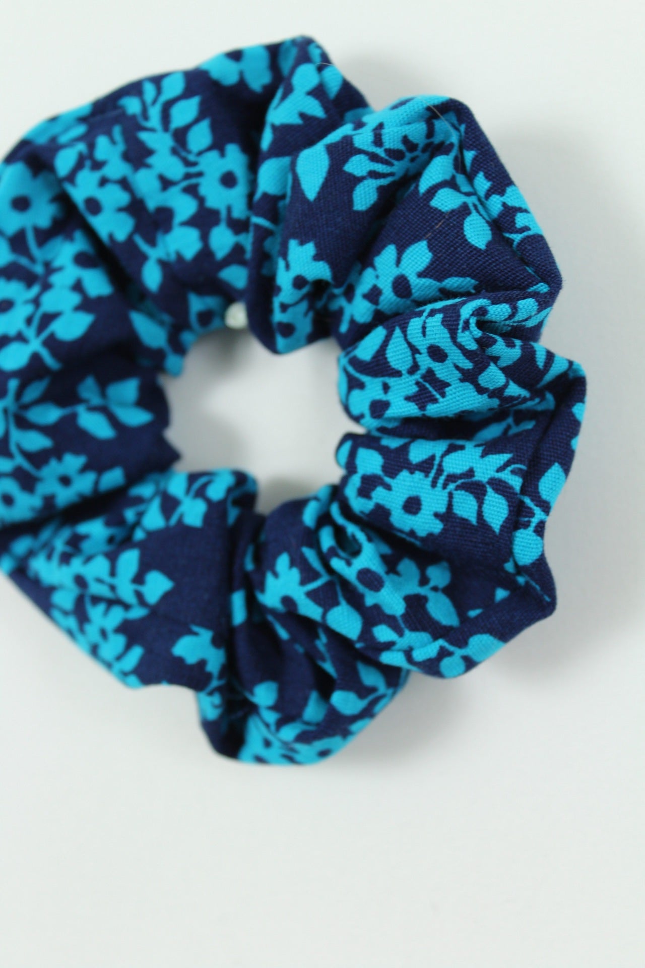 🎀Chouchou marine fleurs bleues pep's🎀