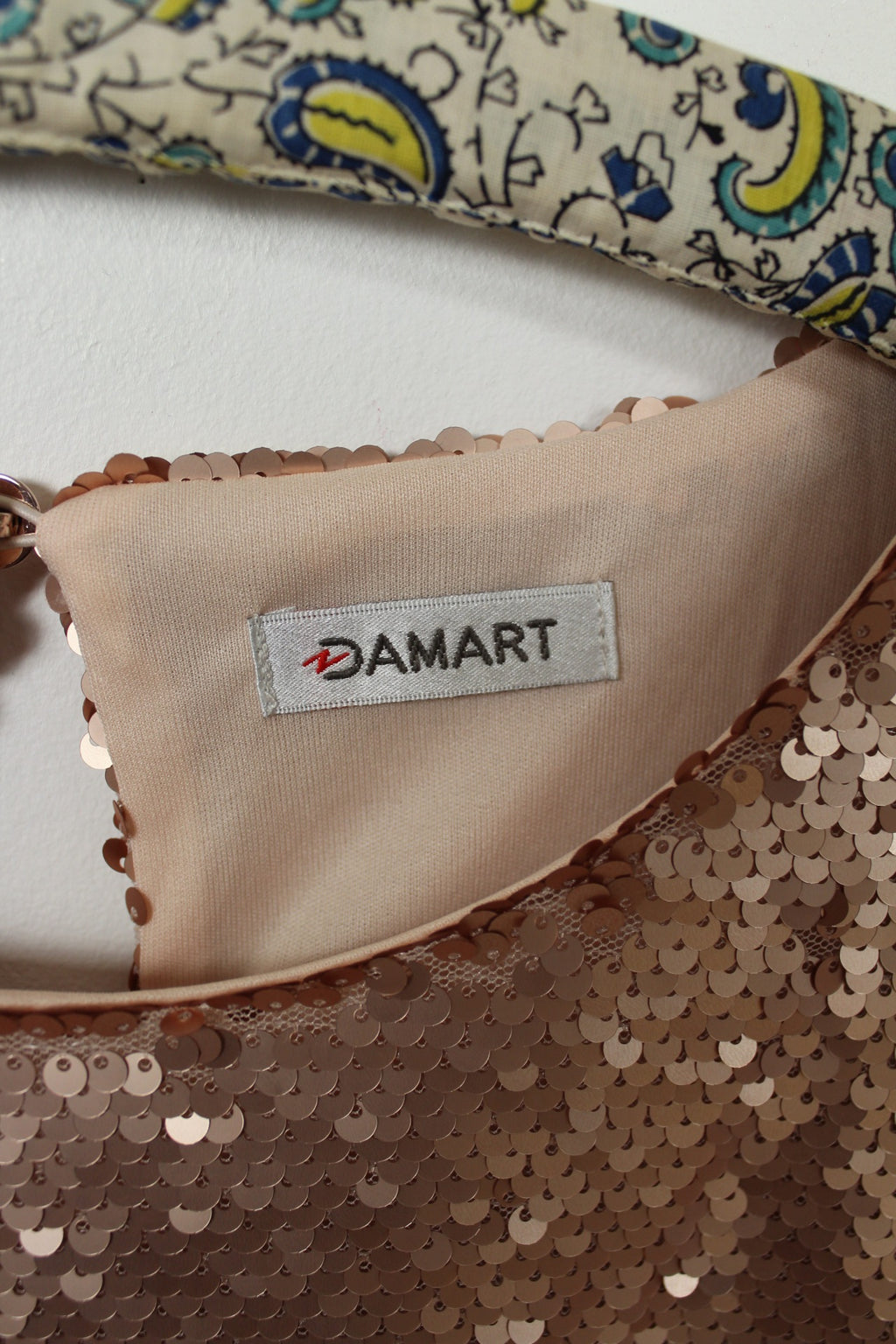 ✨Blouse vintage 90's à sequins champagne rosé Damart - soirées & fêtes✨