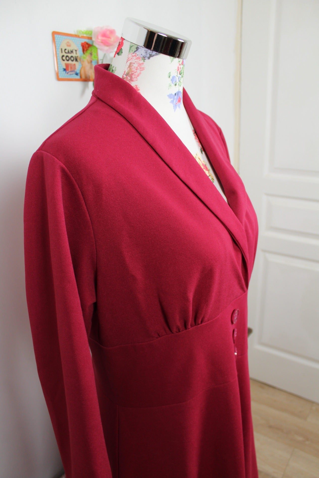 🍒🌸Robe pin-up 80/90s Sergio Di Fiori - Taille 40/42🌸🍒
