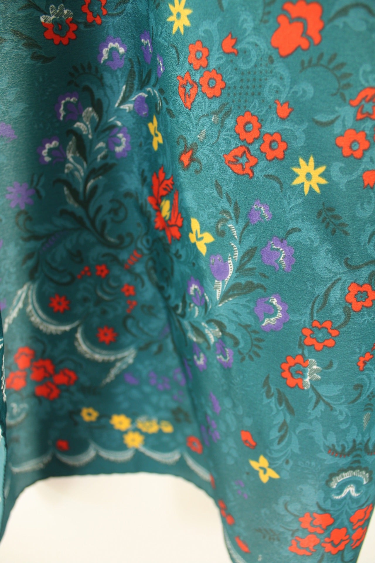 🌸🍒Foulard vintage 70/80's motifs petites fleurs🍒🌸