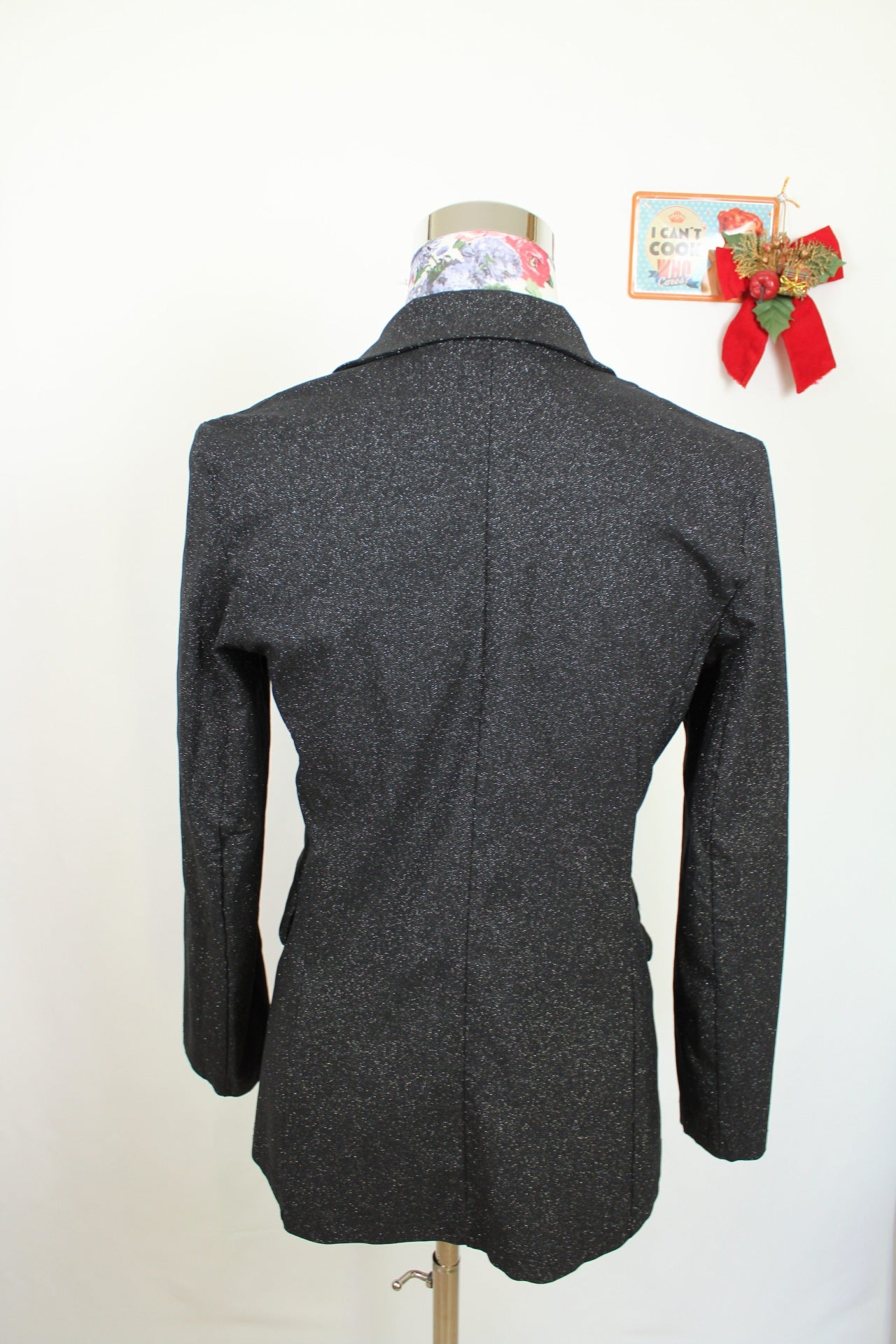 ✨Blazer noir pailleté - N.Y by MLD - made in France chic fêtes✨