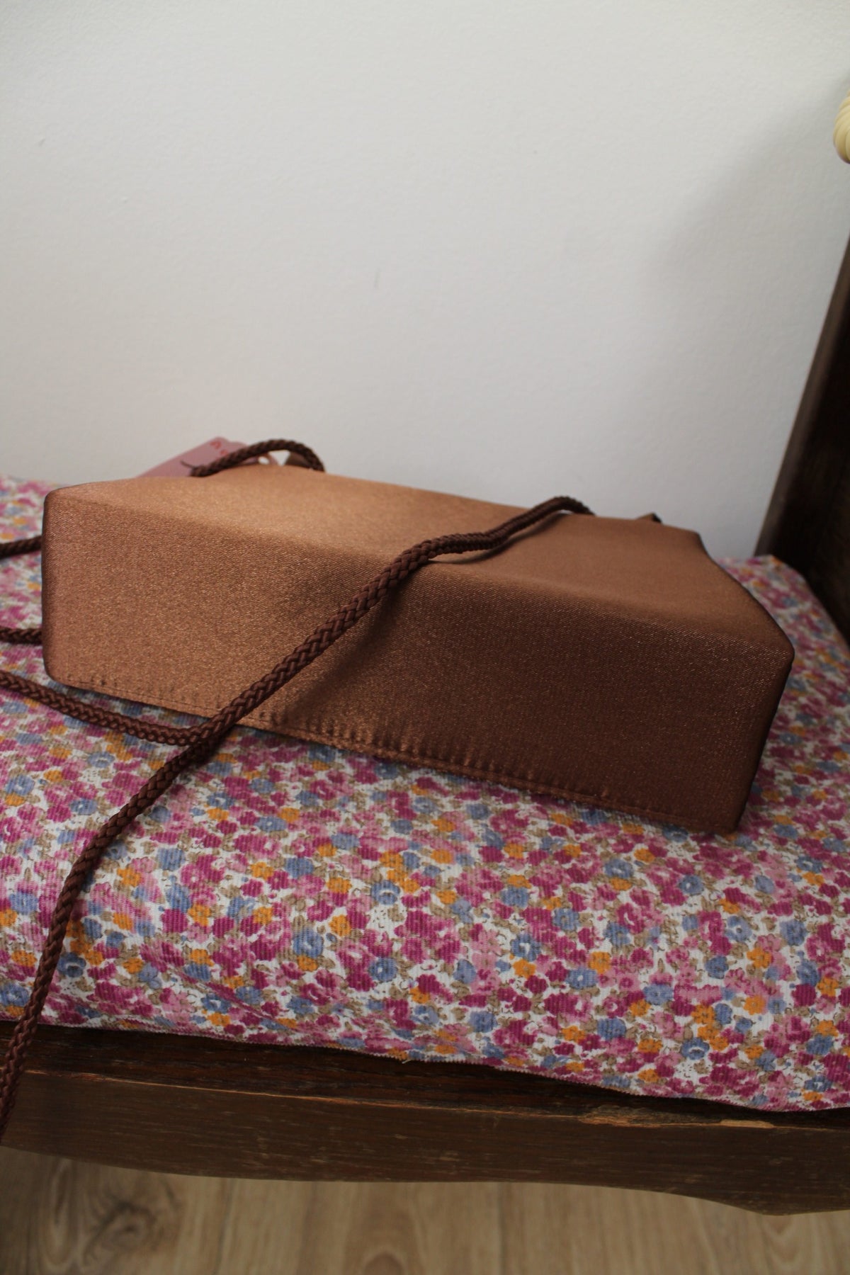 🌸🍒Sac rétro bronze plissé style pin-up chic🍒🌸