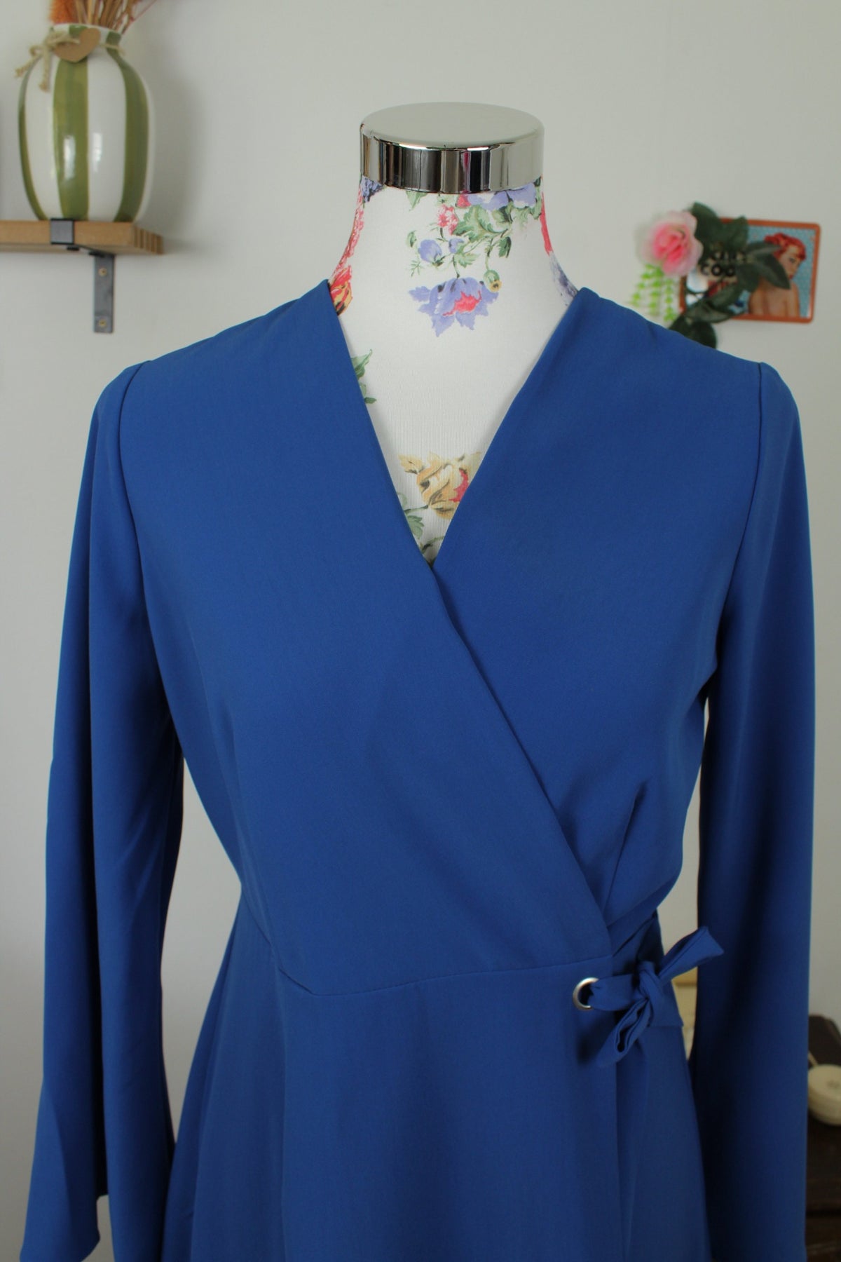 Robe portefeuille Rick Cardona New York bleu pep's - Taille 36/38