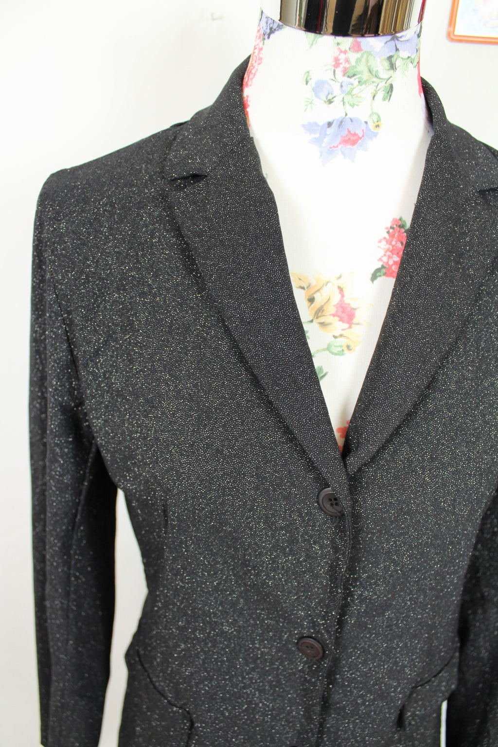 ✨Blazer noir pailleté - N.Y by MLD - made in France chic fêtes✨