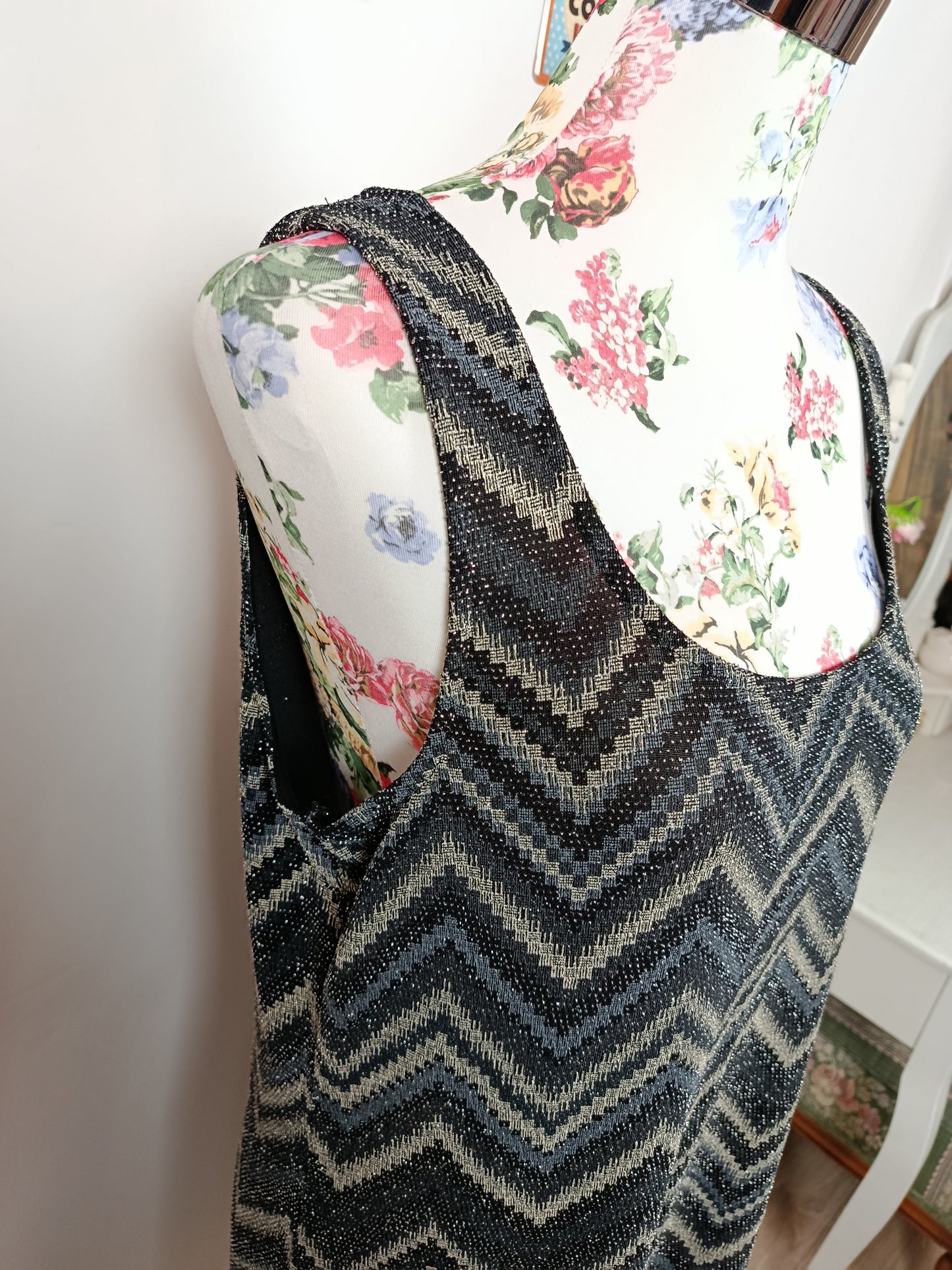 ✨Robe de soirée  stretch zigzag glitter spéciale fêtes✨