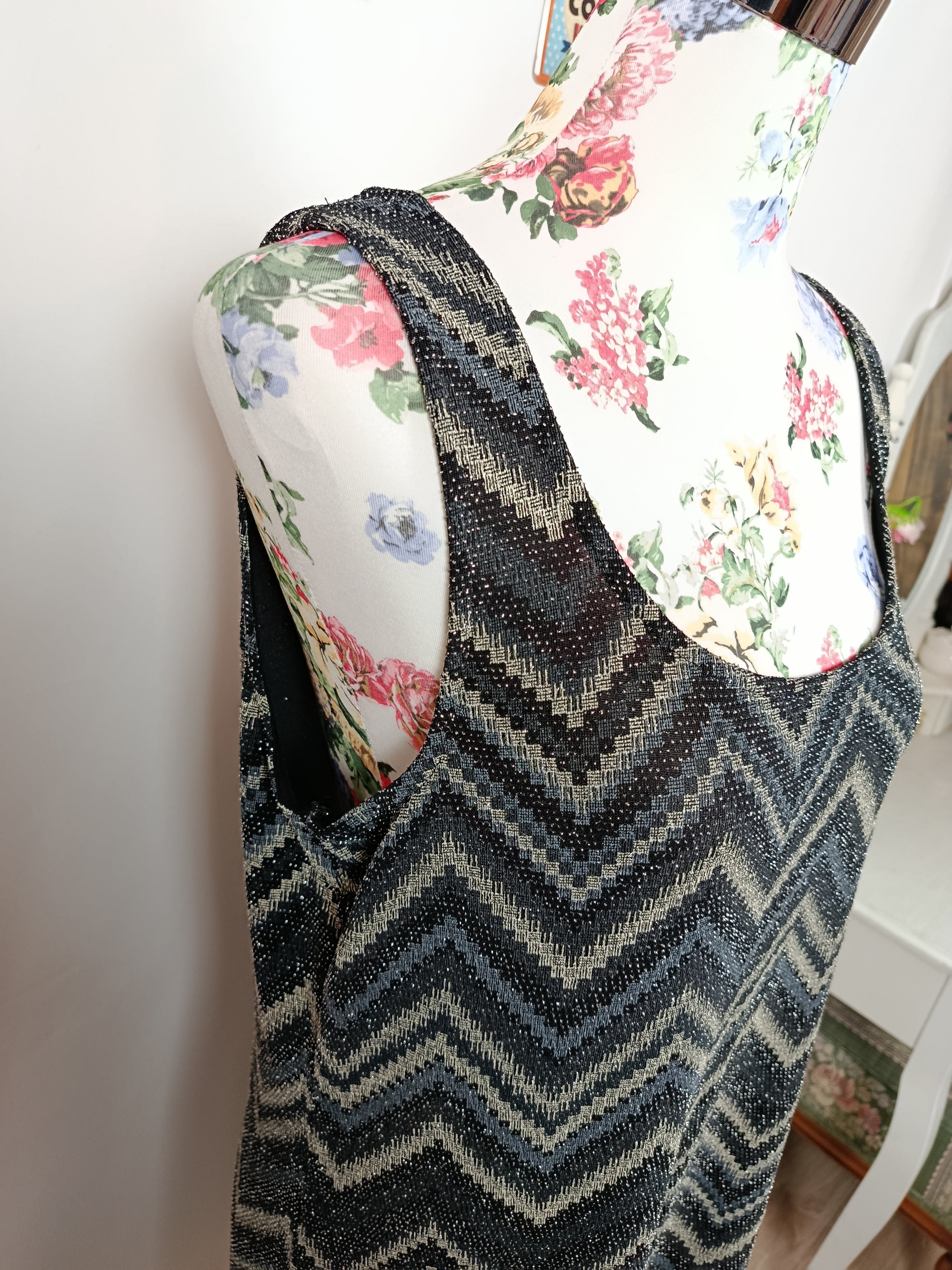 ✨Robe de soirée  stretch zigzag glitter spéciale fêtes✨