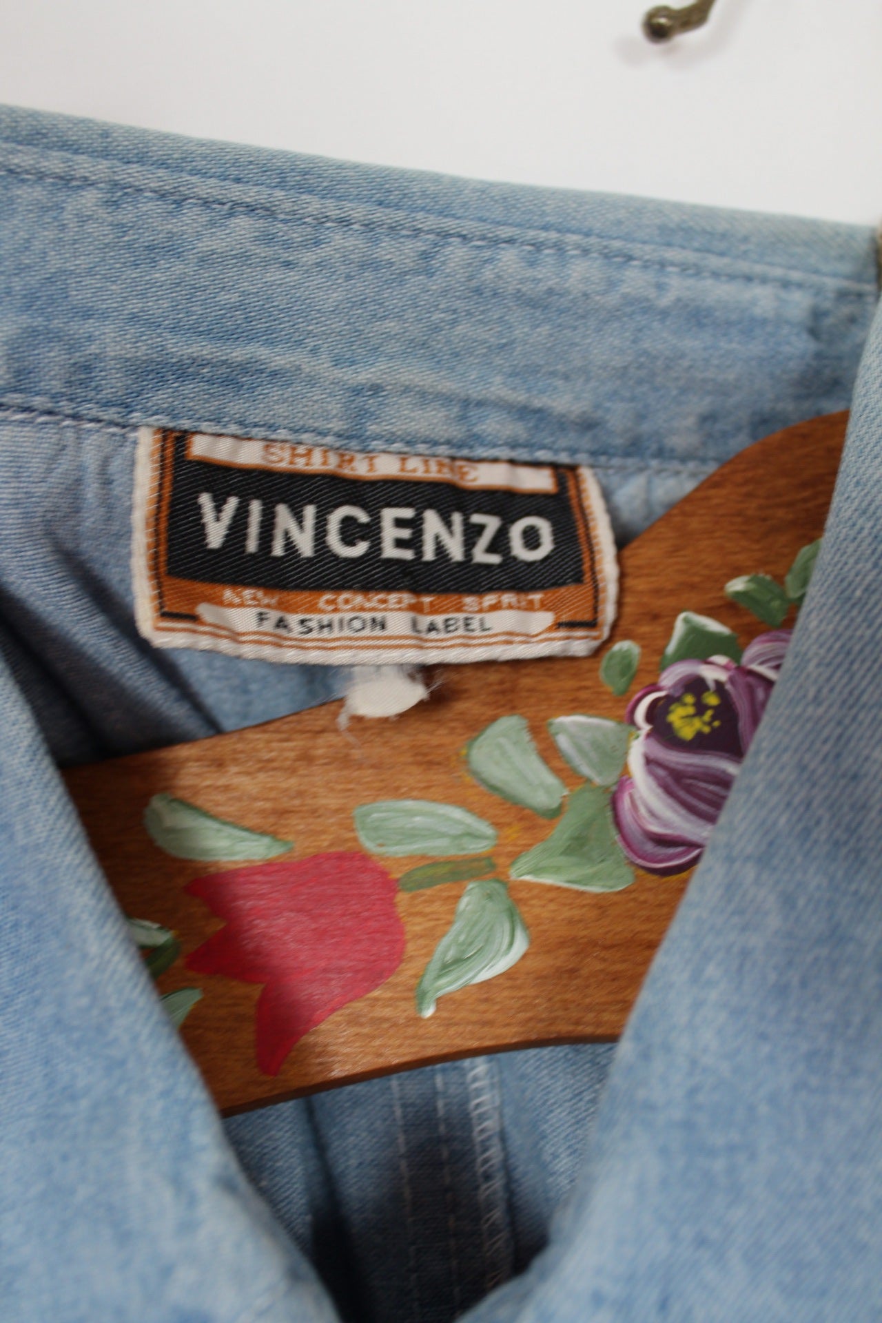 🌸🍒Robe longue en jean vintage 90's Vincenzo 100% coton - Taille 36 / petit 38🍒🌸