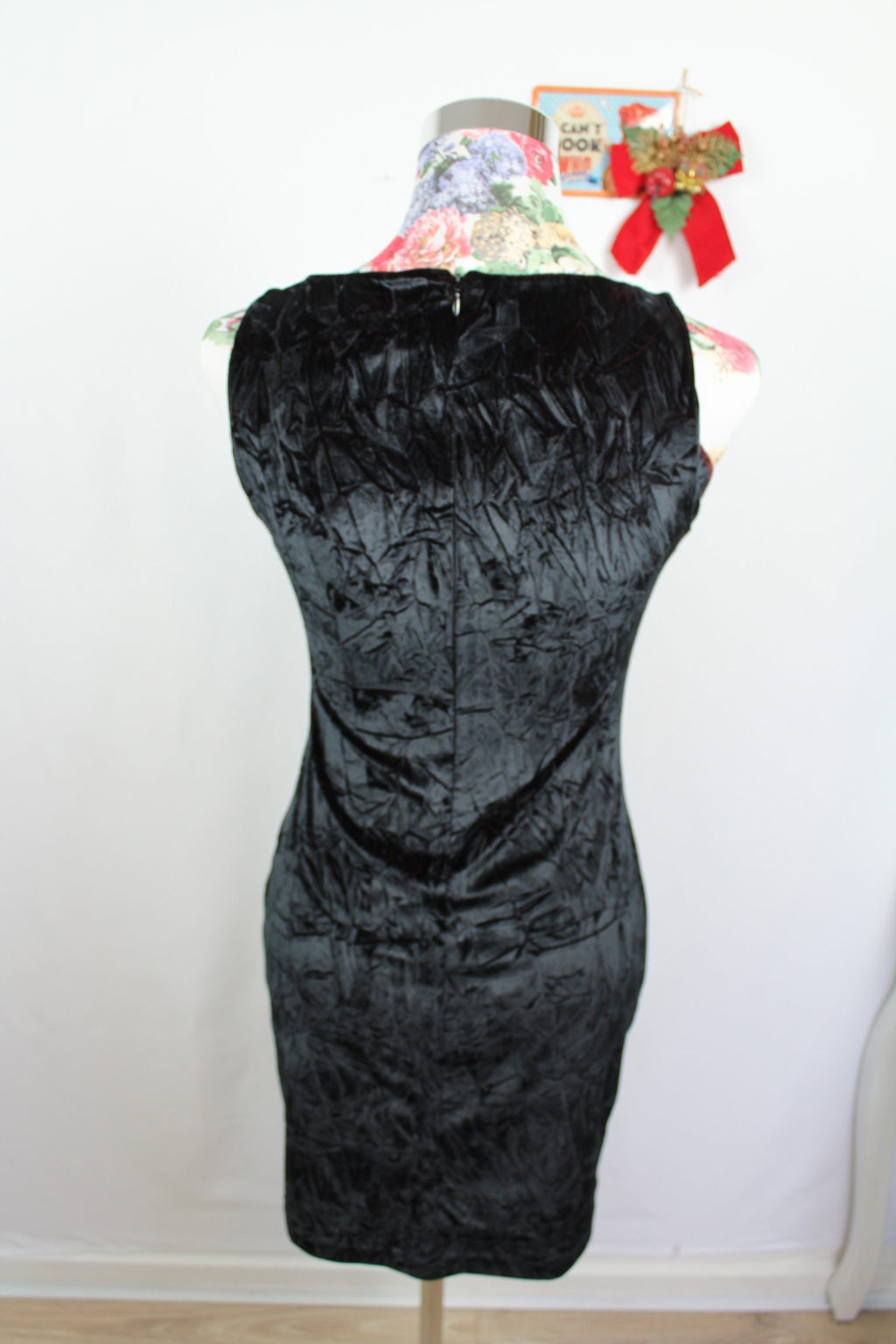 ✨Robe en velours froissé reflets bordeaux cuivré - Promod vintage 80's - robe de soirée✨