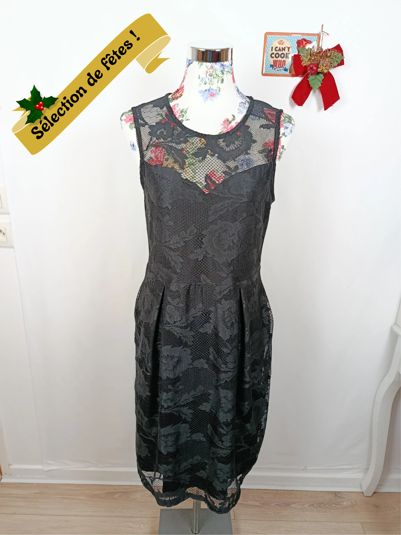 ✨Robe noire en dentelle chic Anna Field✨