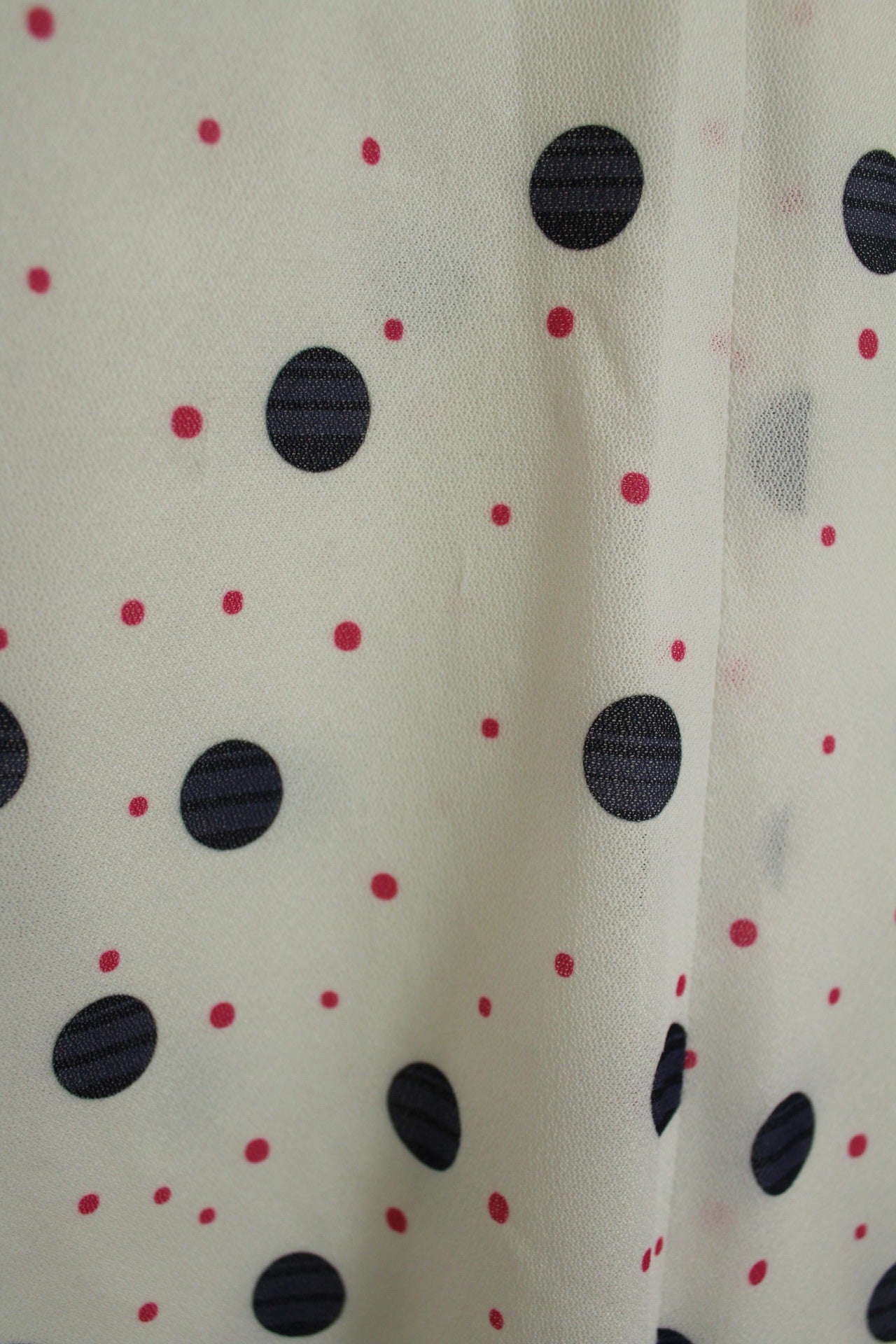 🌸🍒Robe vintage 70/80's col lavallière pois graphiques avec effet dégradé - Taille 40 - petit 42🍒🌸