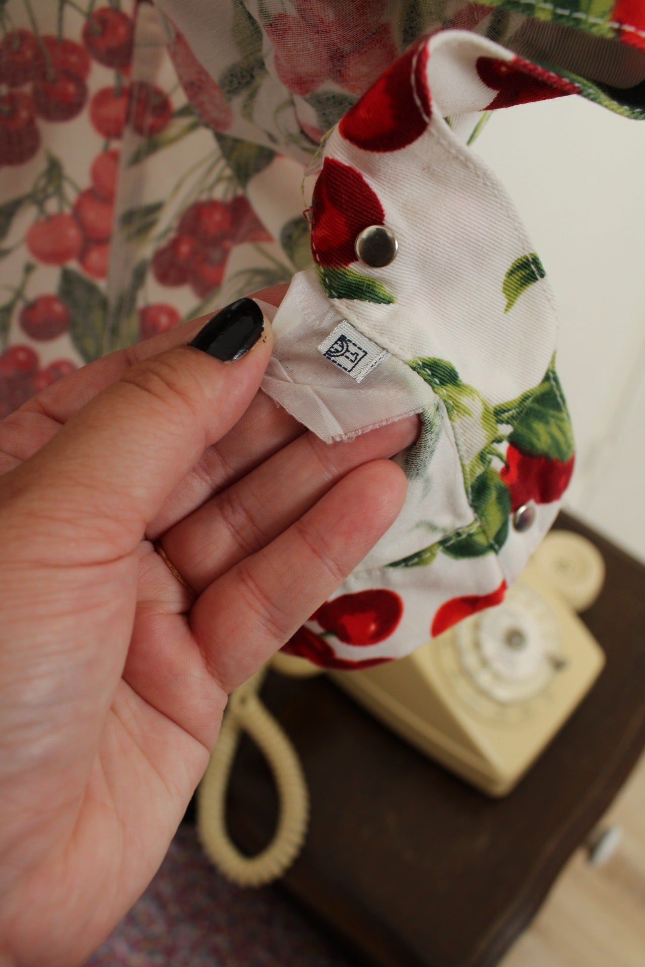 🌸🍒Veste sans manches Valentino Jeans imprimé de cerises - années 2000 Y2k - Taille 38🍒🌸