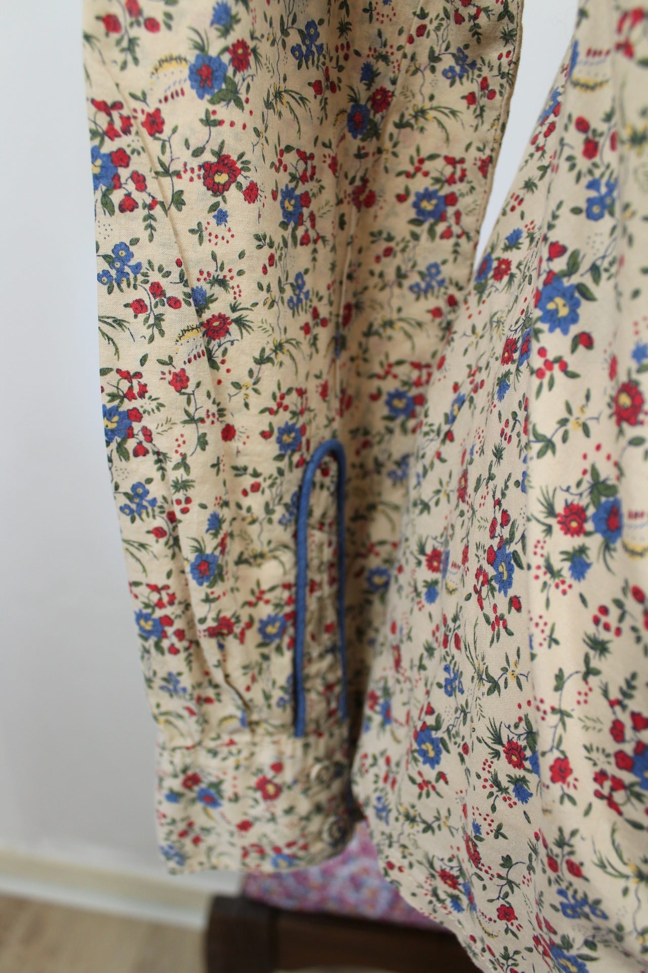 🍒🌸Chemise Kaporal 2000's fleurie - style western chic - 100% coton - Taille 38🌸🍒